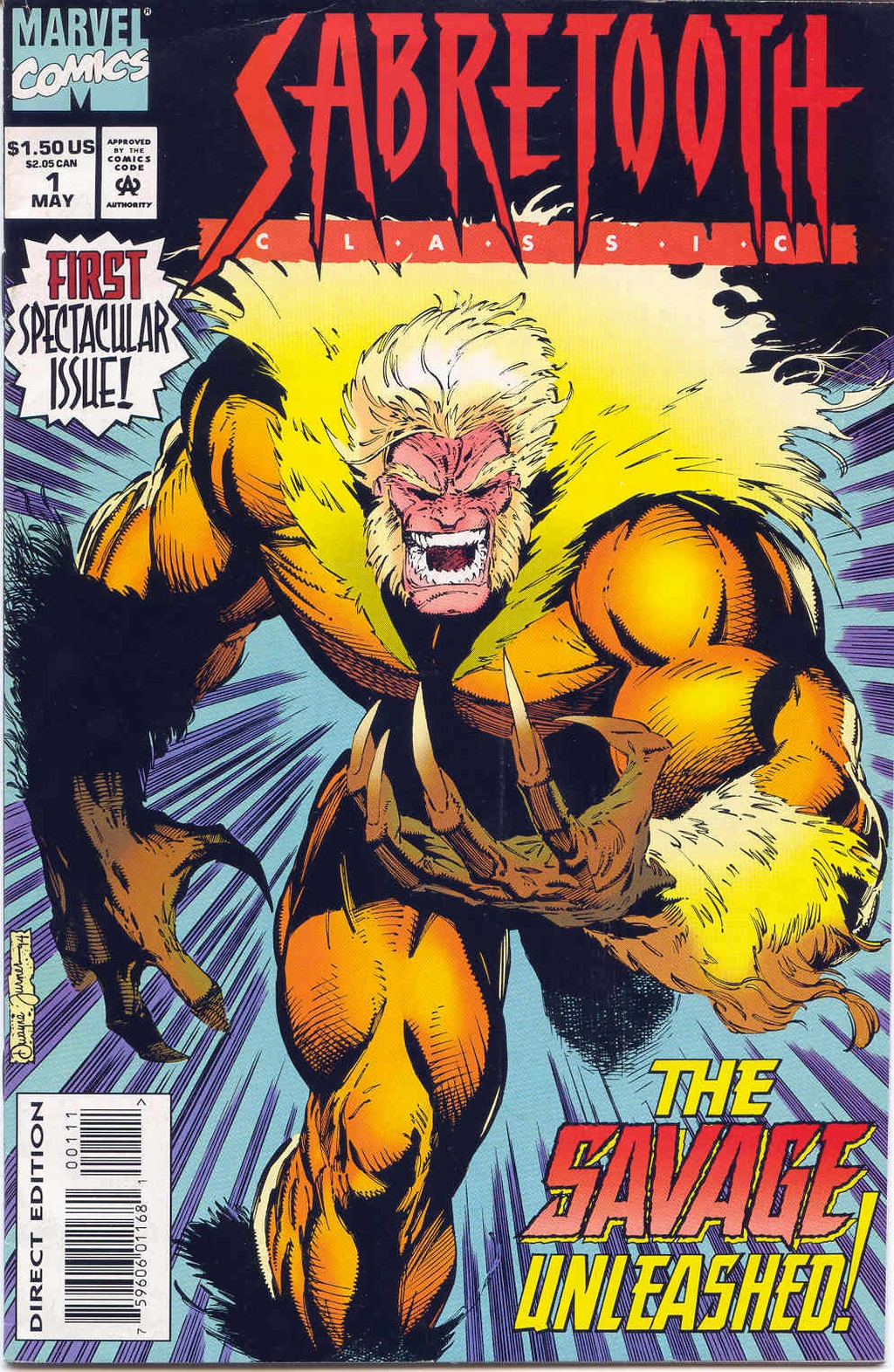 Read online Sabretooth Classic comic -  Issue #1 - 1