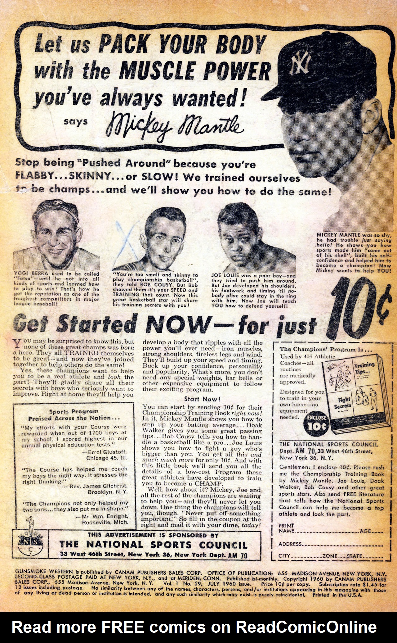 Read online Gunsmoke Western comic -  Issue #59 - 2