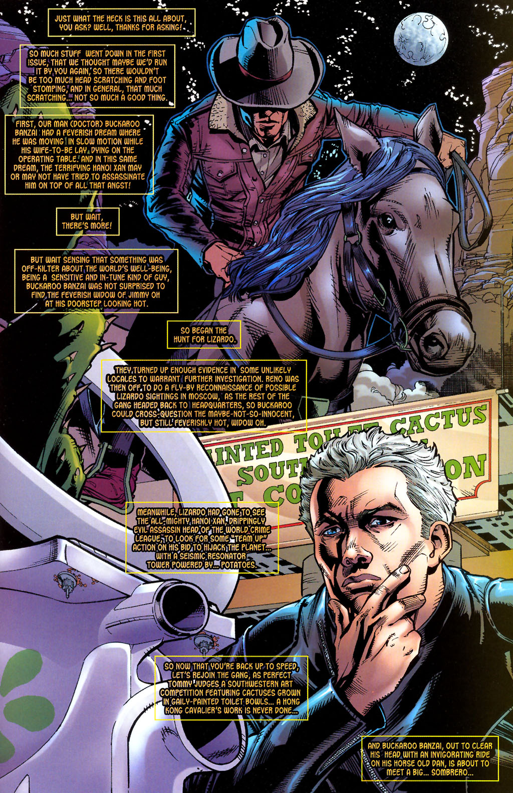 Read online Buckaroo Banzai: Return of the Screw (2006) comic -  Issue #2 - 3