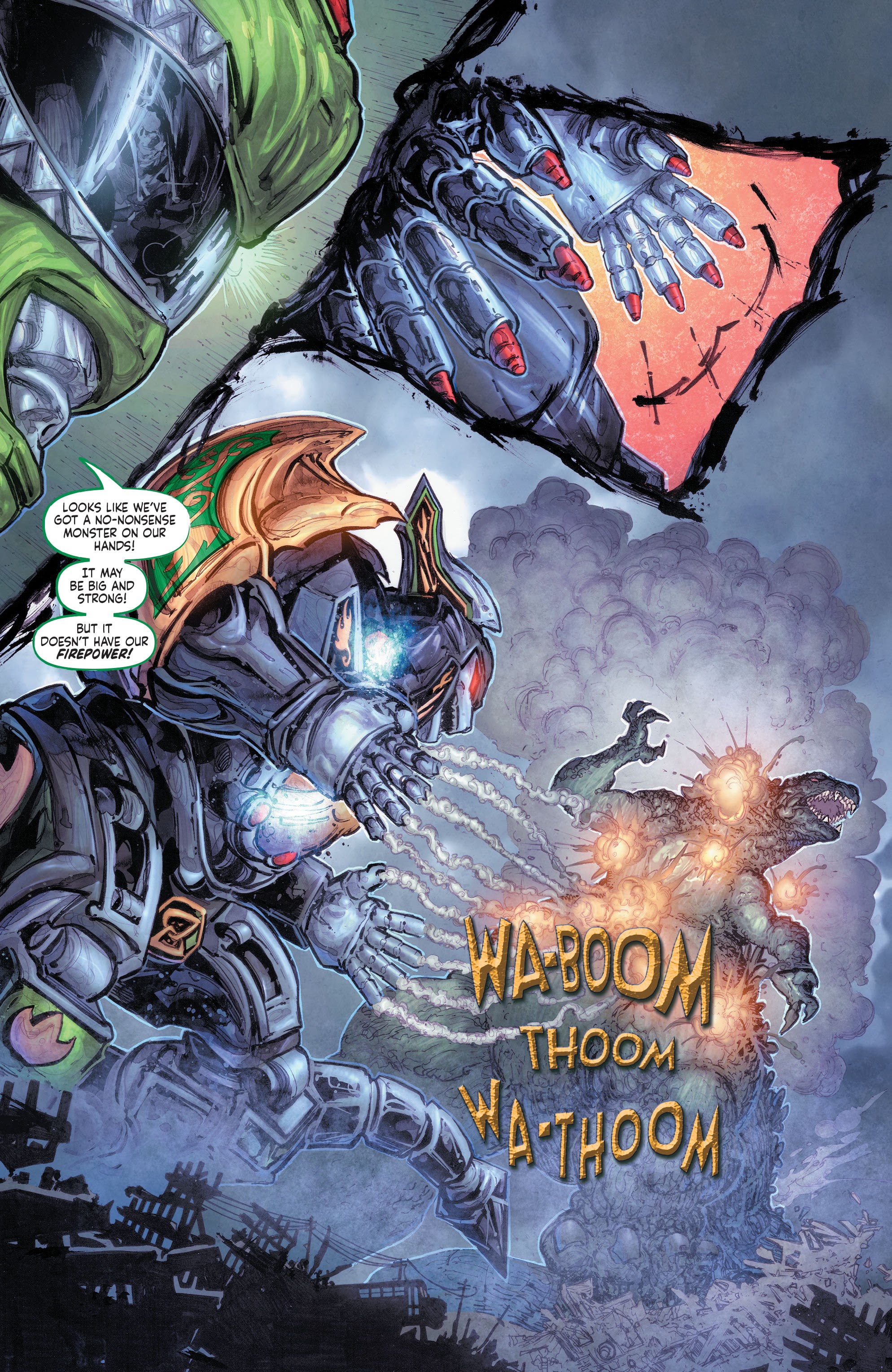Read online Godzilla vs. The Mighty Morphin Power Rangers comic -  Issue #1 - 16