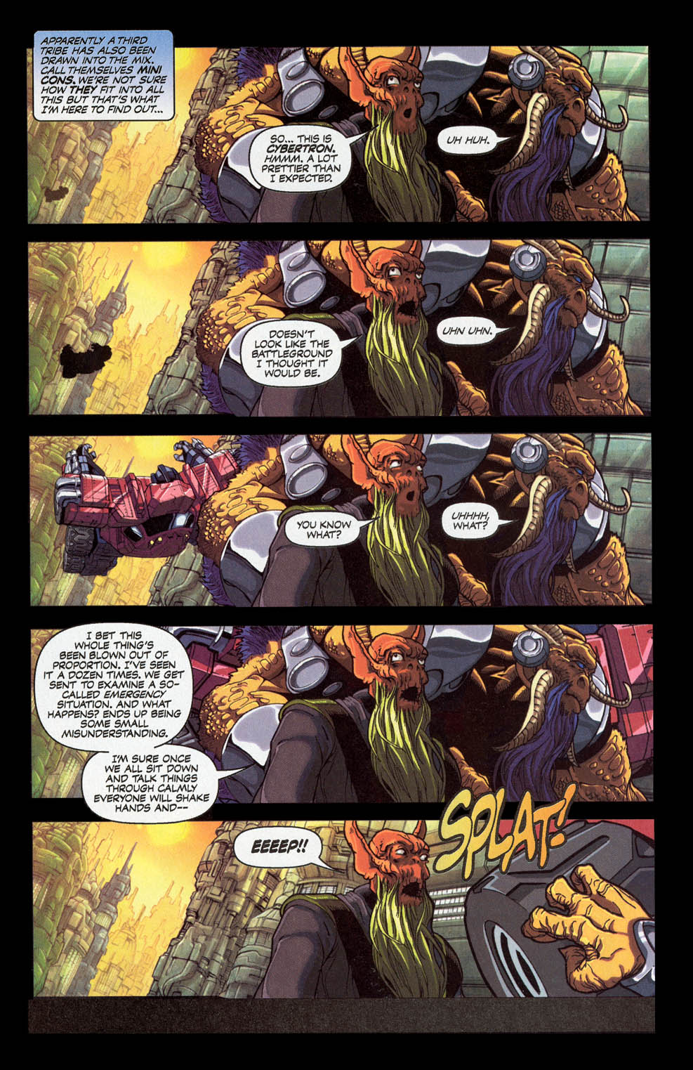 Read online Transformers Armada comic -  Issue #0 - 4