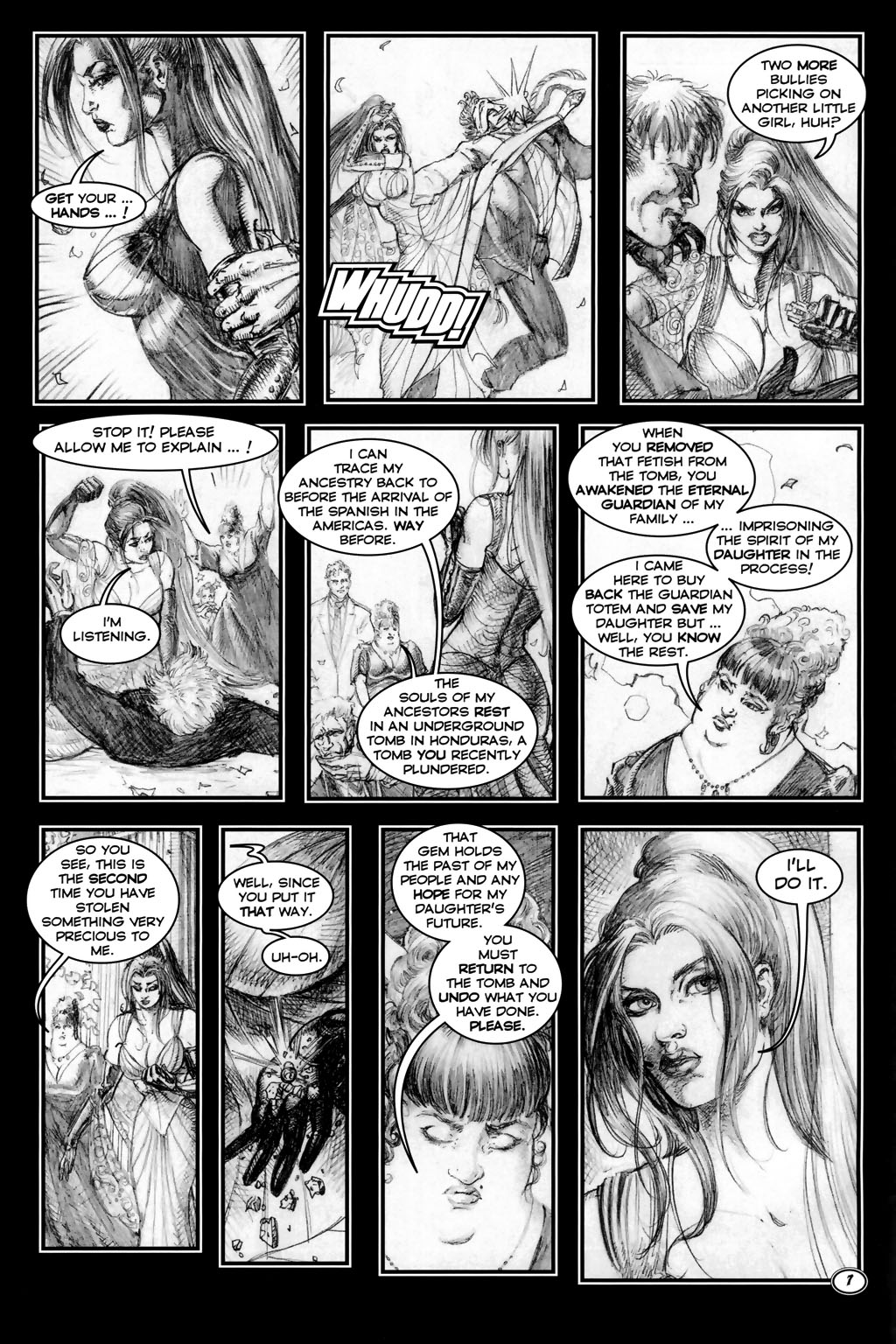 Read online Tomb Raider/Witchblade/Magdalena/Vampirella comic -  Issue # Full - 11