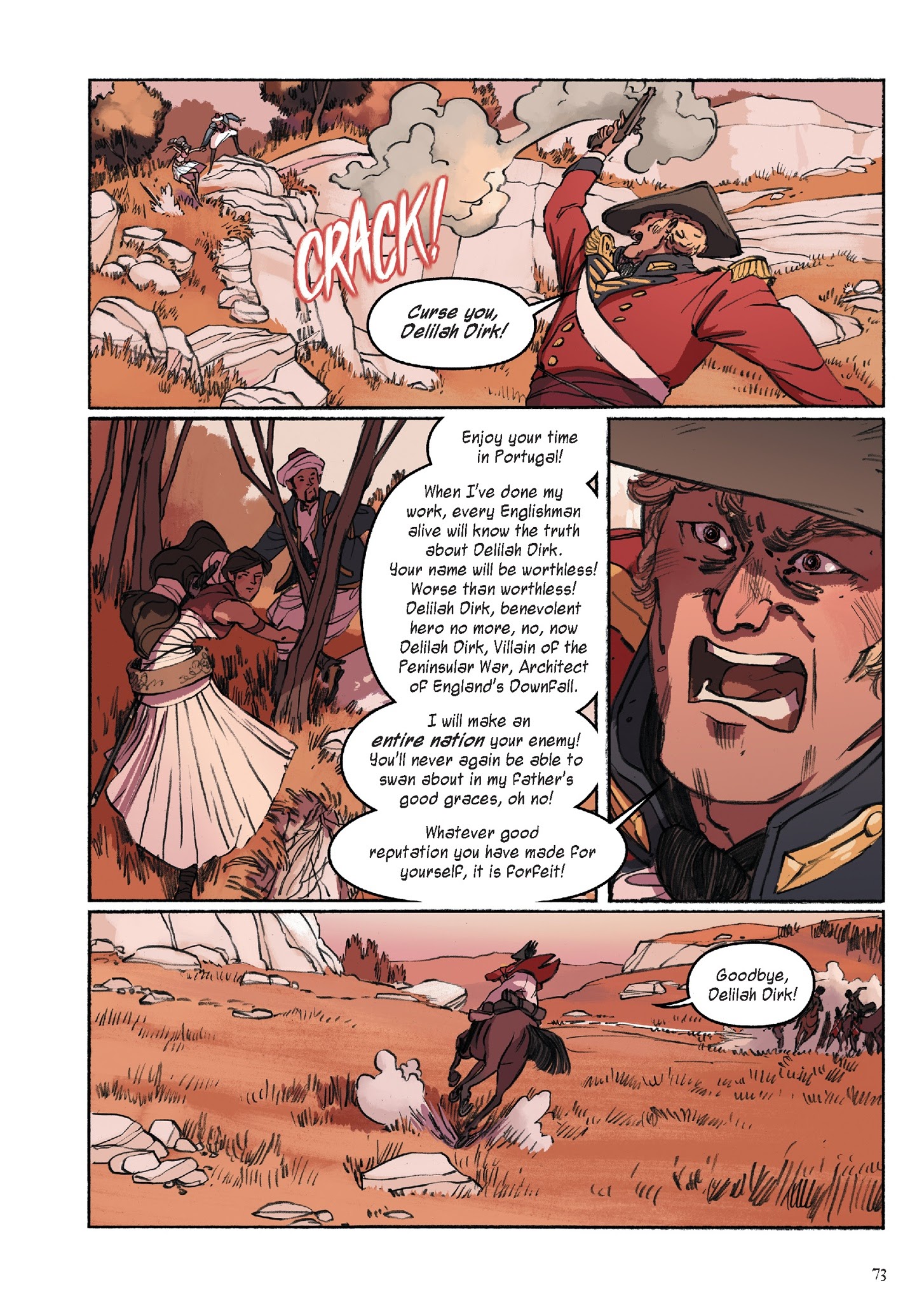 Read online Delilah Dirk and the King's Shilling comic -  Issue # TPB (Part 1) - 76