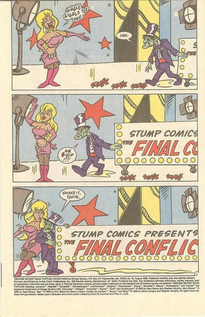 Read online Teenage Mutant Ninja Turtles Adventures (1989) comic -  Issue #13 - 2