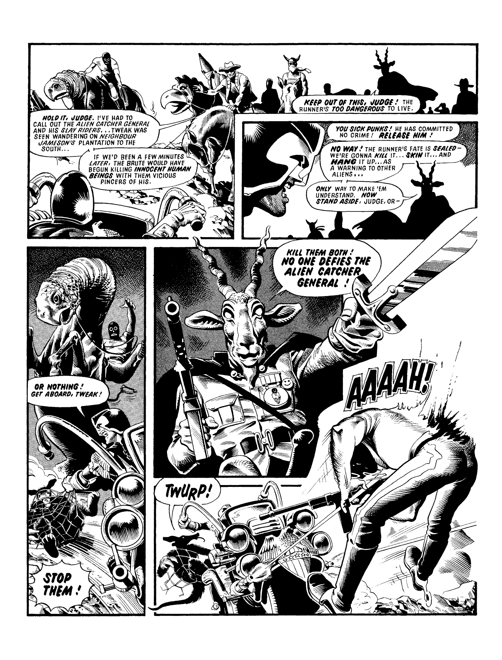 Read online Judge Dredd: The Cursed Earth Uncensored comic -  Issue # TPB - 64