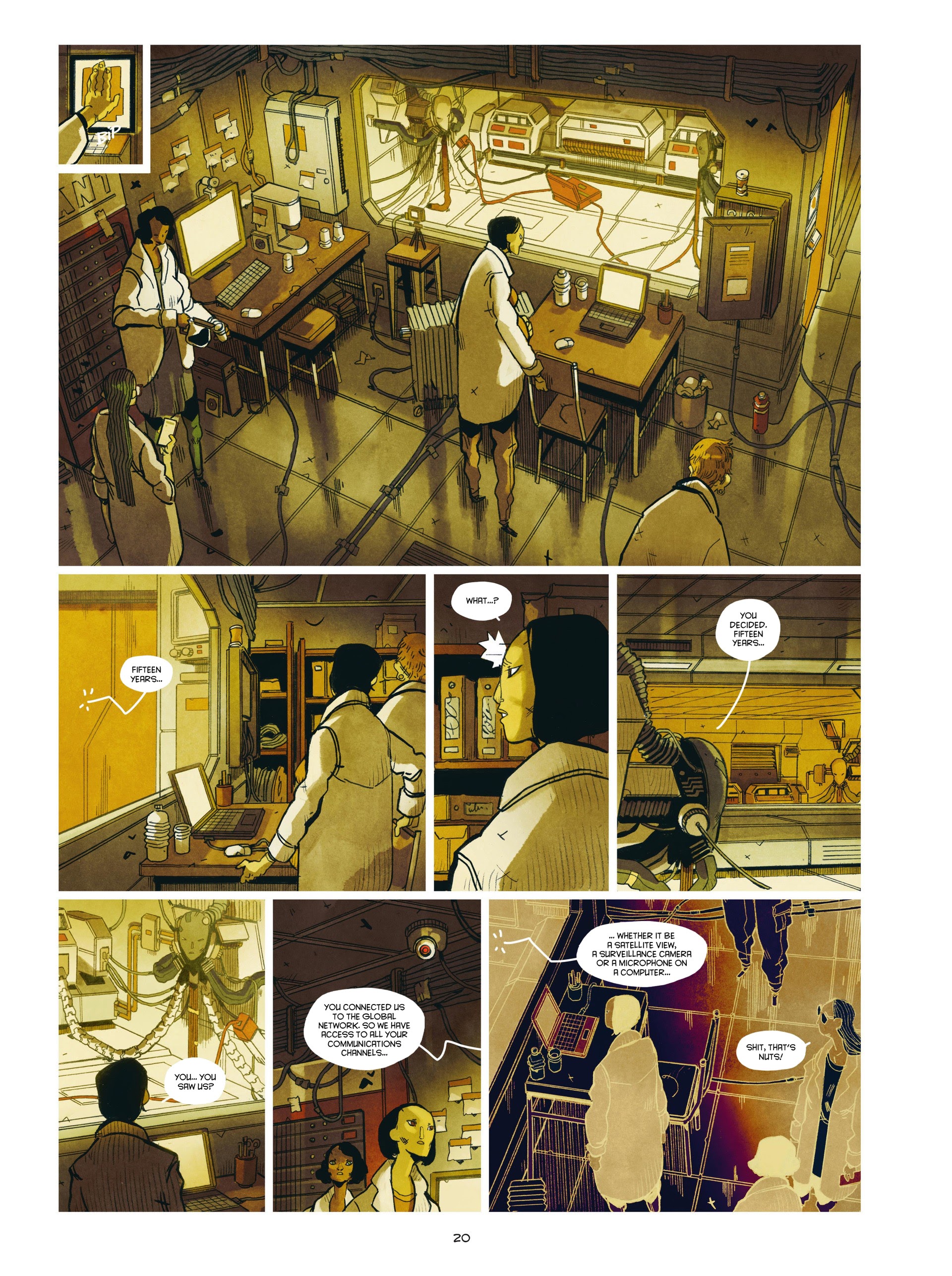 Read online Carbon & Silicon (2020) comic -  Issue # TPB (Part 1) - 19