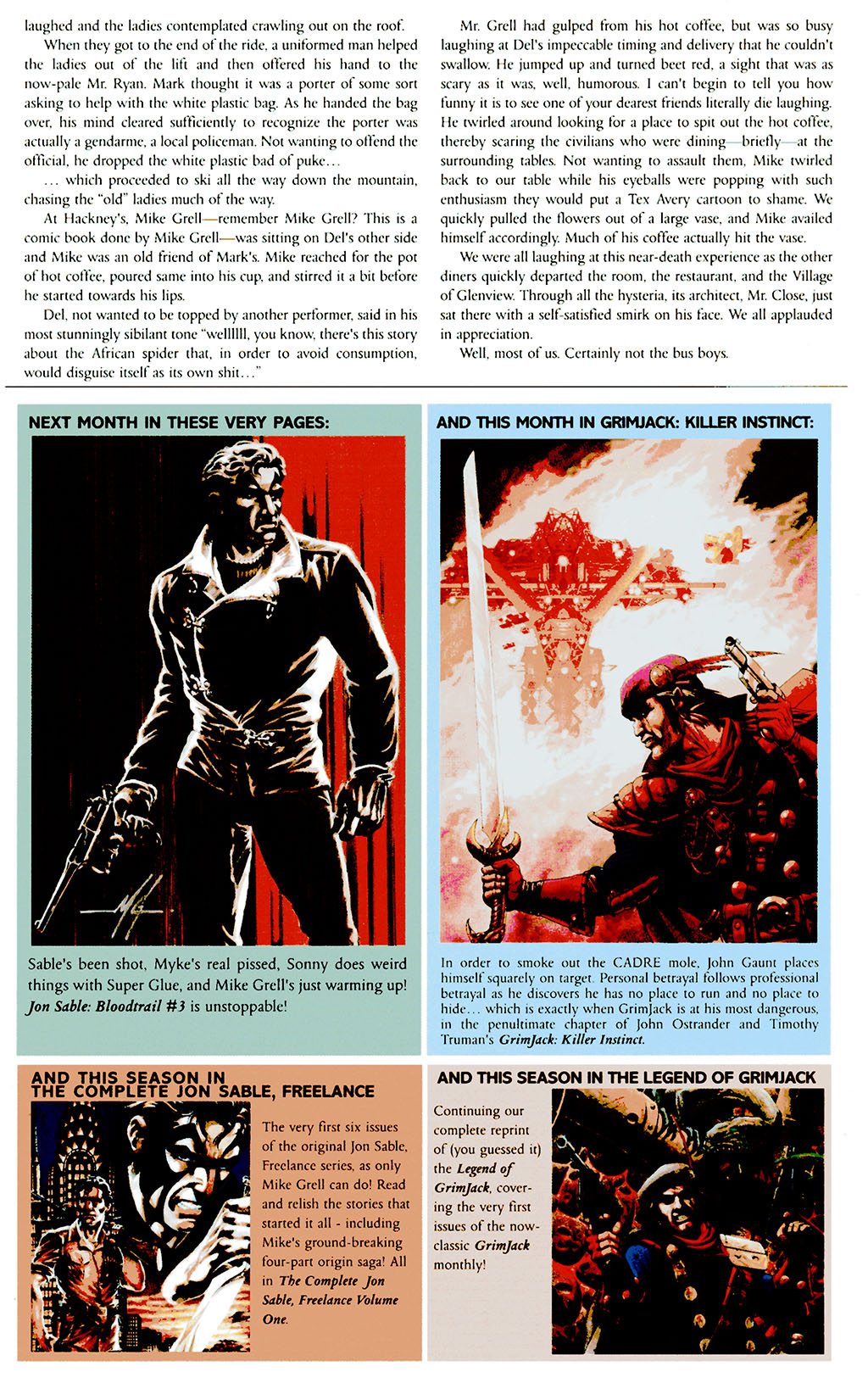 Read online Jon Sable, Freelance: Bloodtrail comic -  Issue #2 - 21