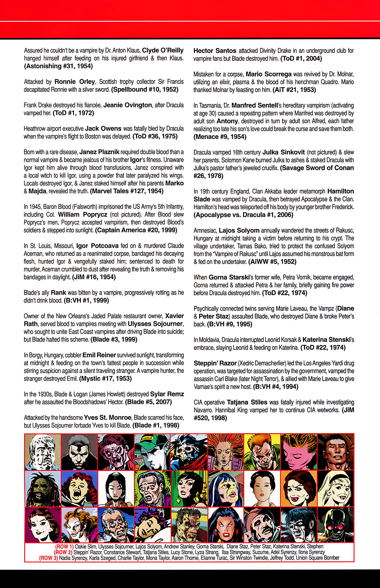 Read online Vampires: The Marvel Undead comic -  Issue # Full - 53