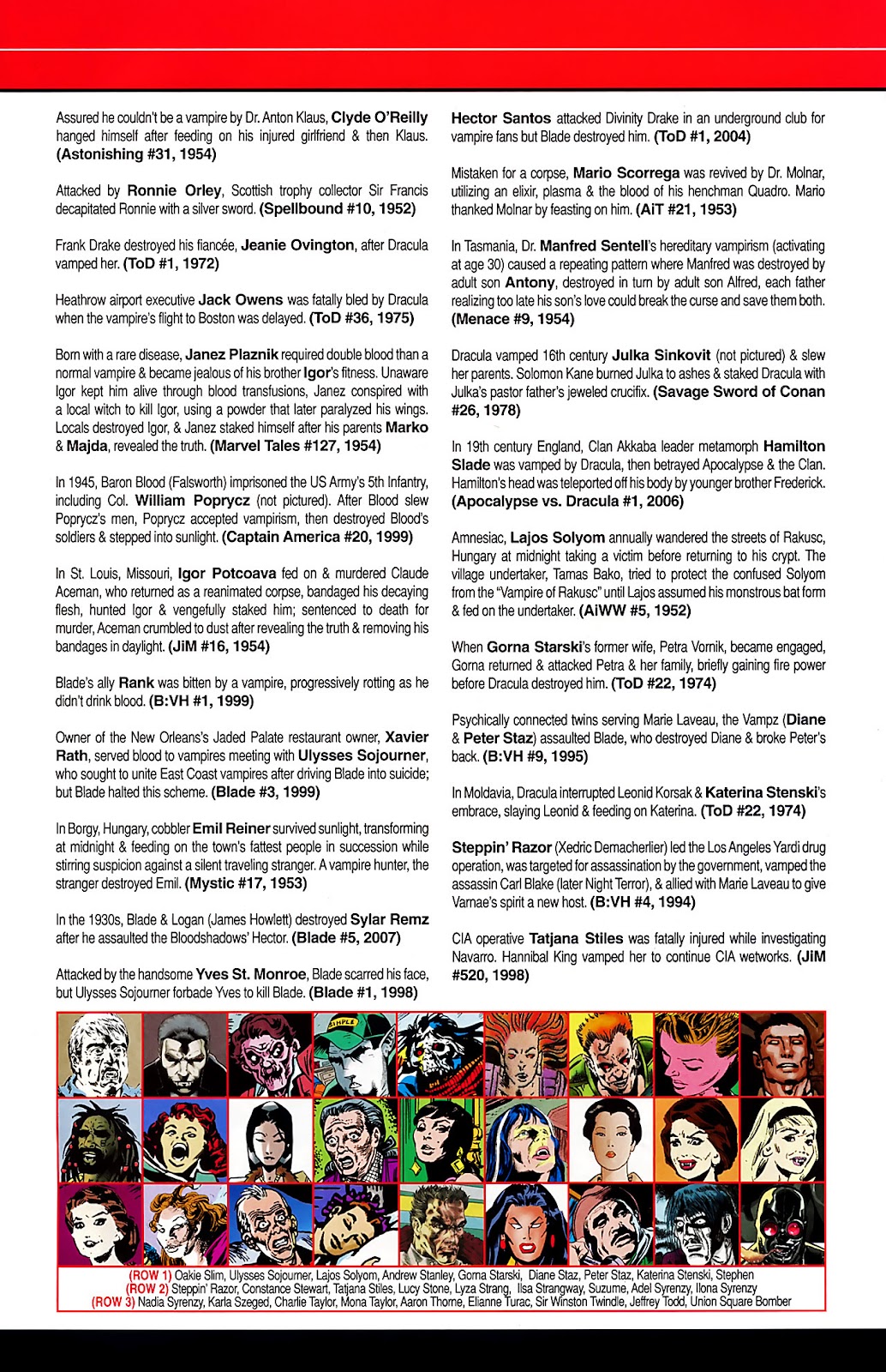 Vampires: The Marvel Undead issue Full - Page 53