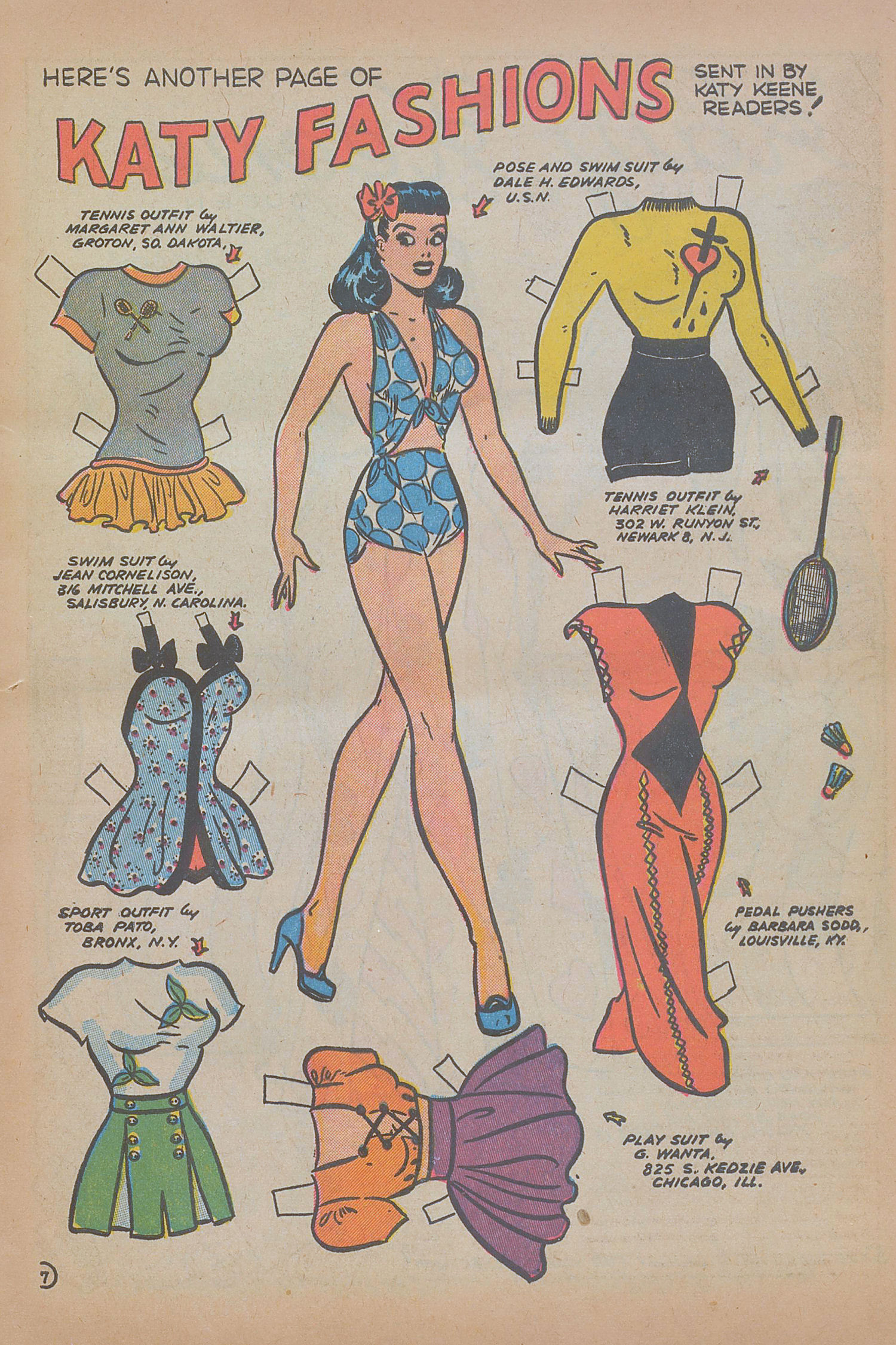 Read online Katy Keene (1949) comic -  Issue #1 - 9