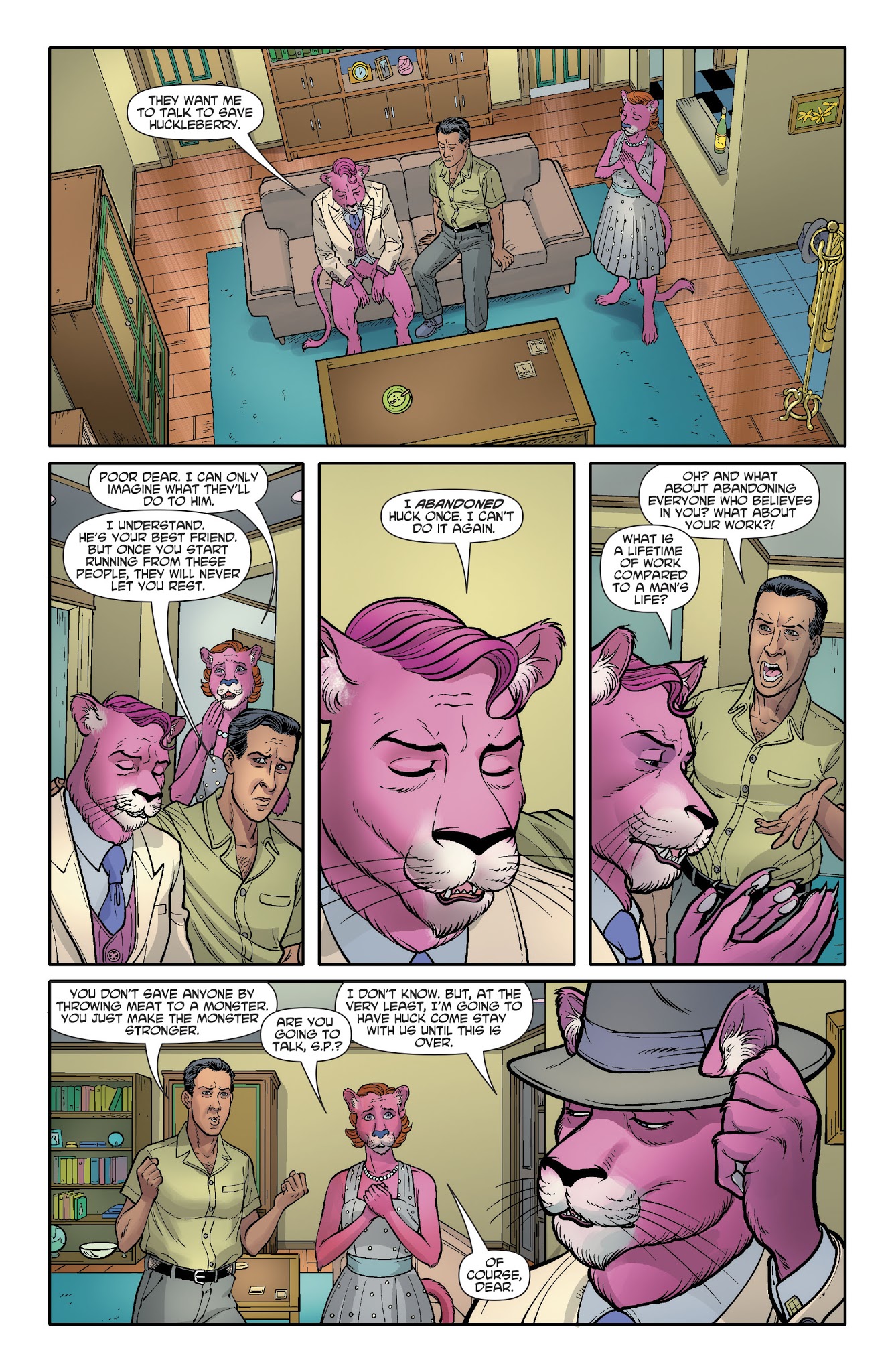 Read online Exit Stage Left: The Snagglepuss Chronicles comic -  Issue #5 - 9