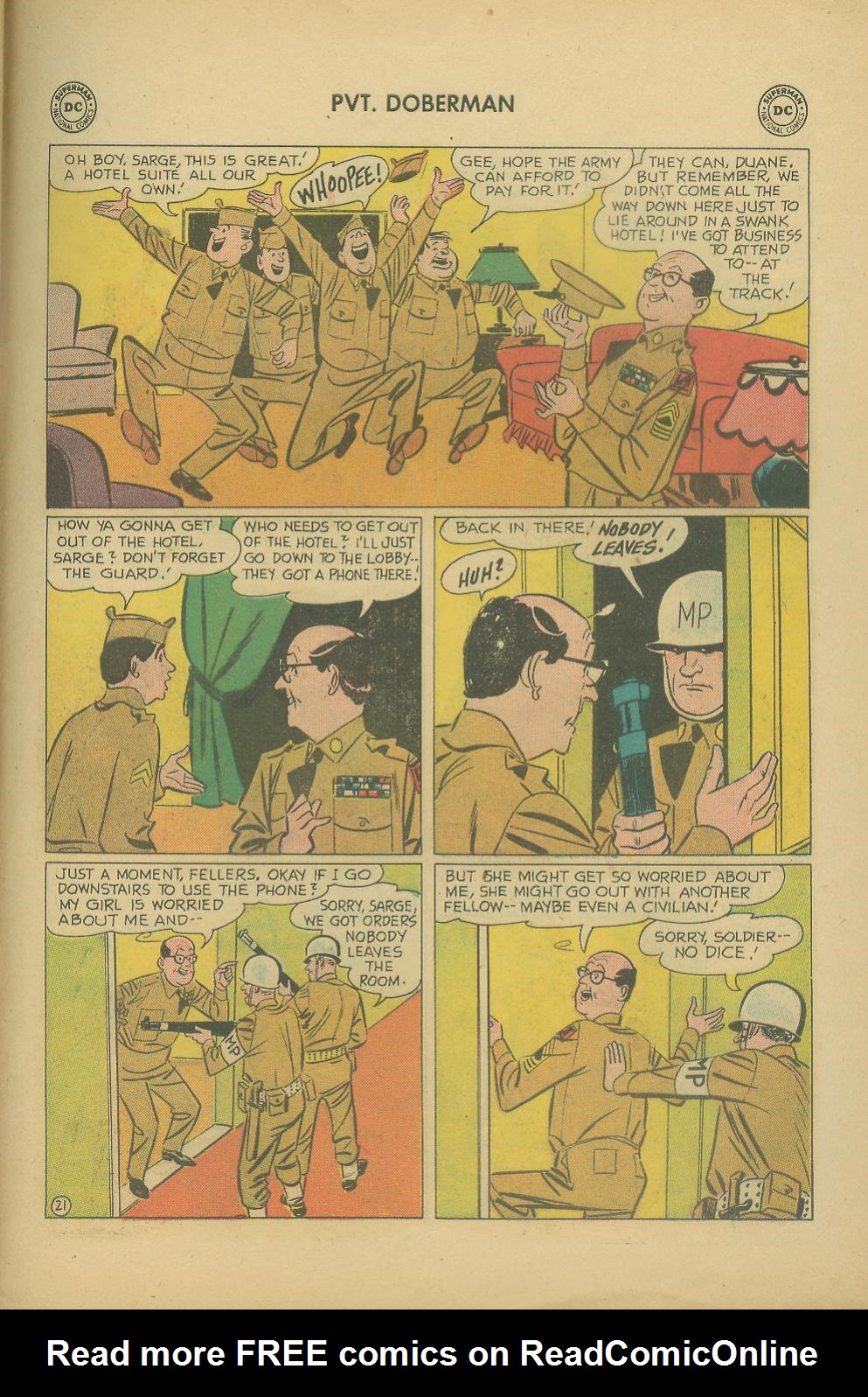 Read online Sgt. Bilko's Pvt. Doberman comic -  Issue #2 - 27