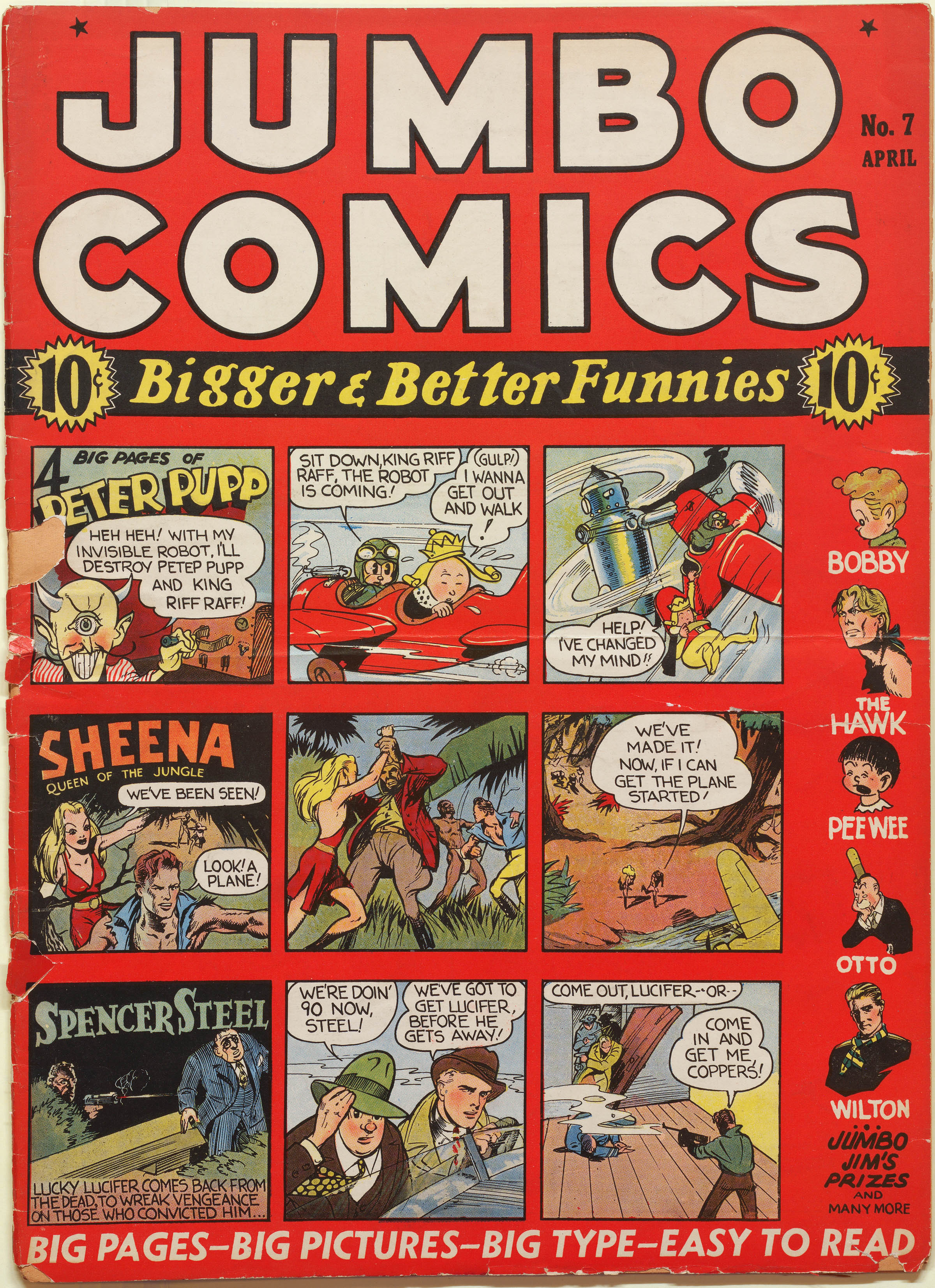 Read online Jumbo Comics comic -  Issue #7 - 1