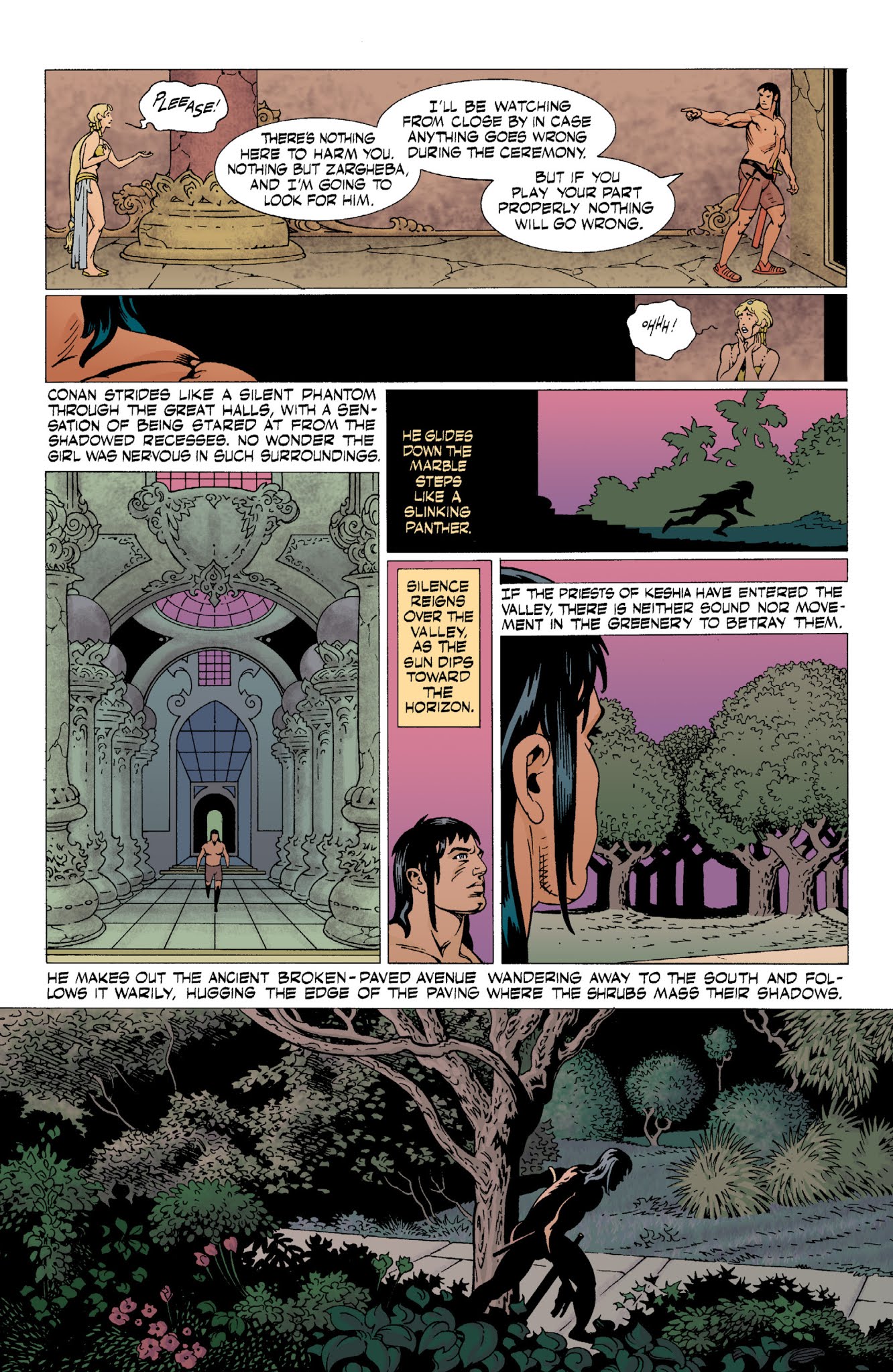 Read online Conan and the Jewels of Gwahlur comic -  Issue # _TPB - 30