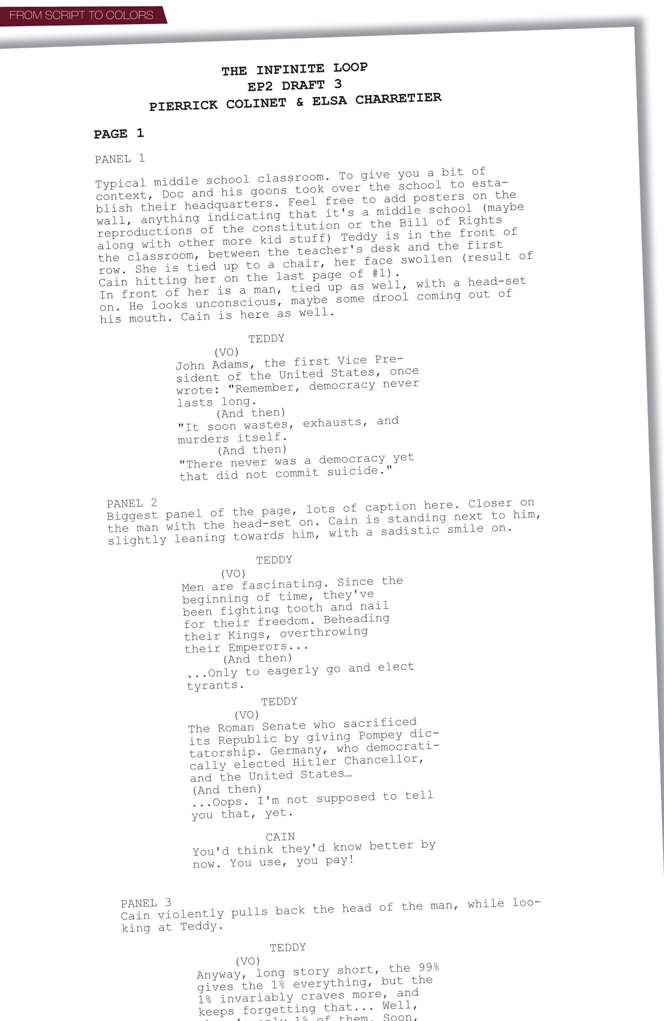 Read online The Infinite Loop: Nothing But The Truth comic -  Issue #2 - 28