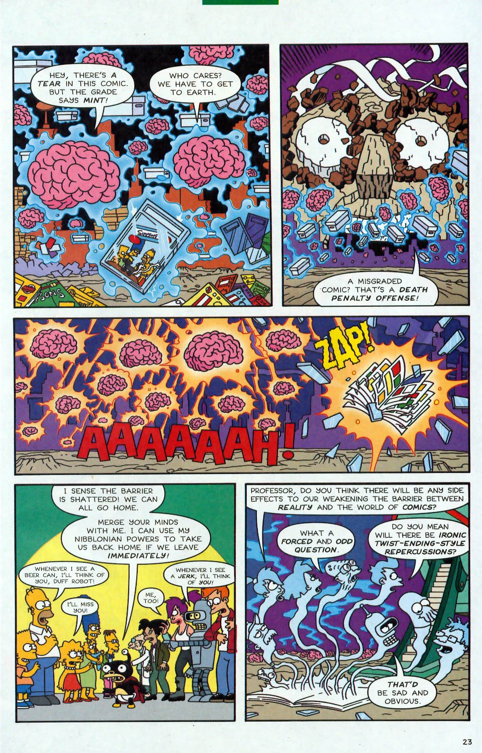 Read online Futurama Comics comic -  Issue #9c - 26