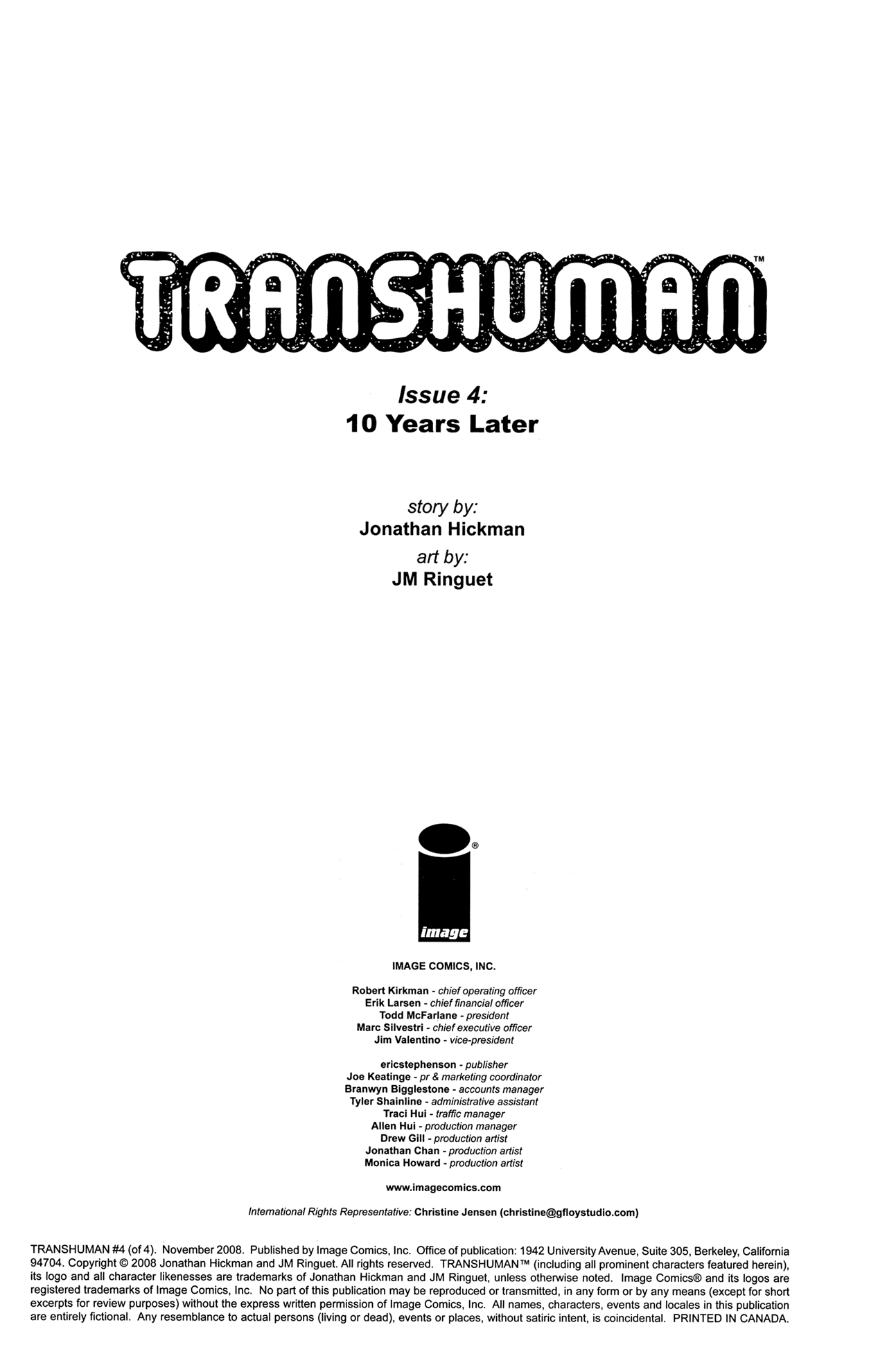 Read online Transhuman comic -  Issue #4 - 2