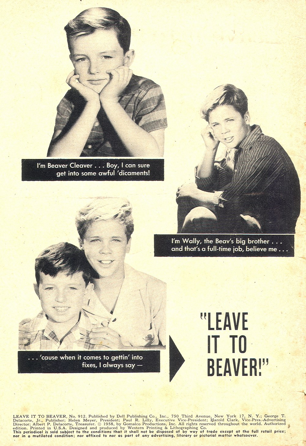 Read online Four Color Comics comic -  Issue #912 - 2