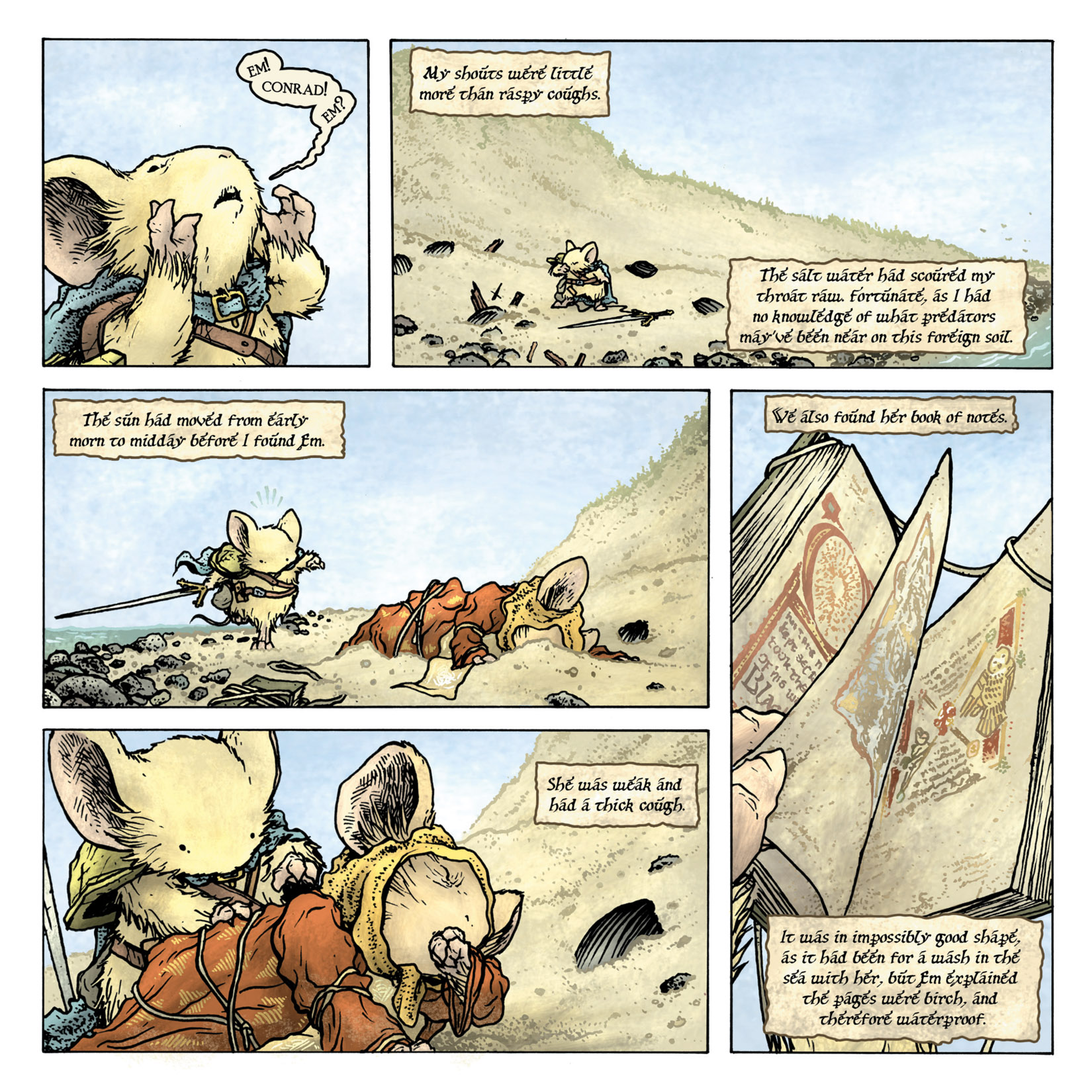 Read online Mouse Guard: The Black Axe comic -  Issue #3 - 4