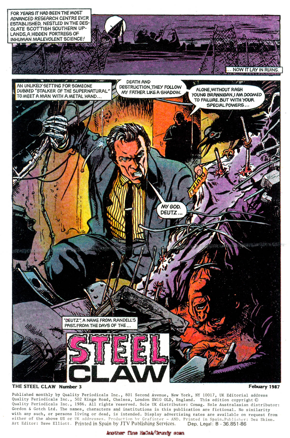 Read online The Steel Claw comic -  Issue #3 - 3