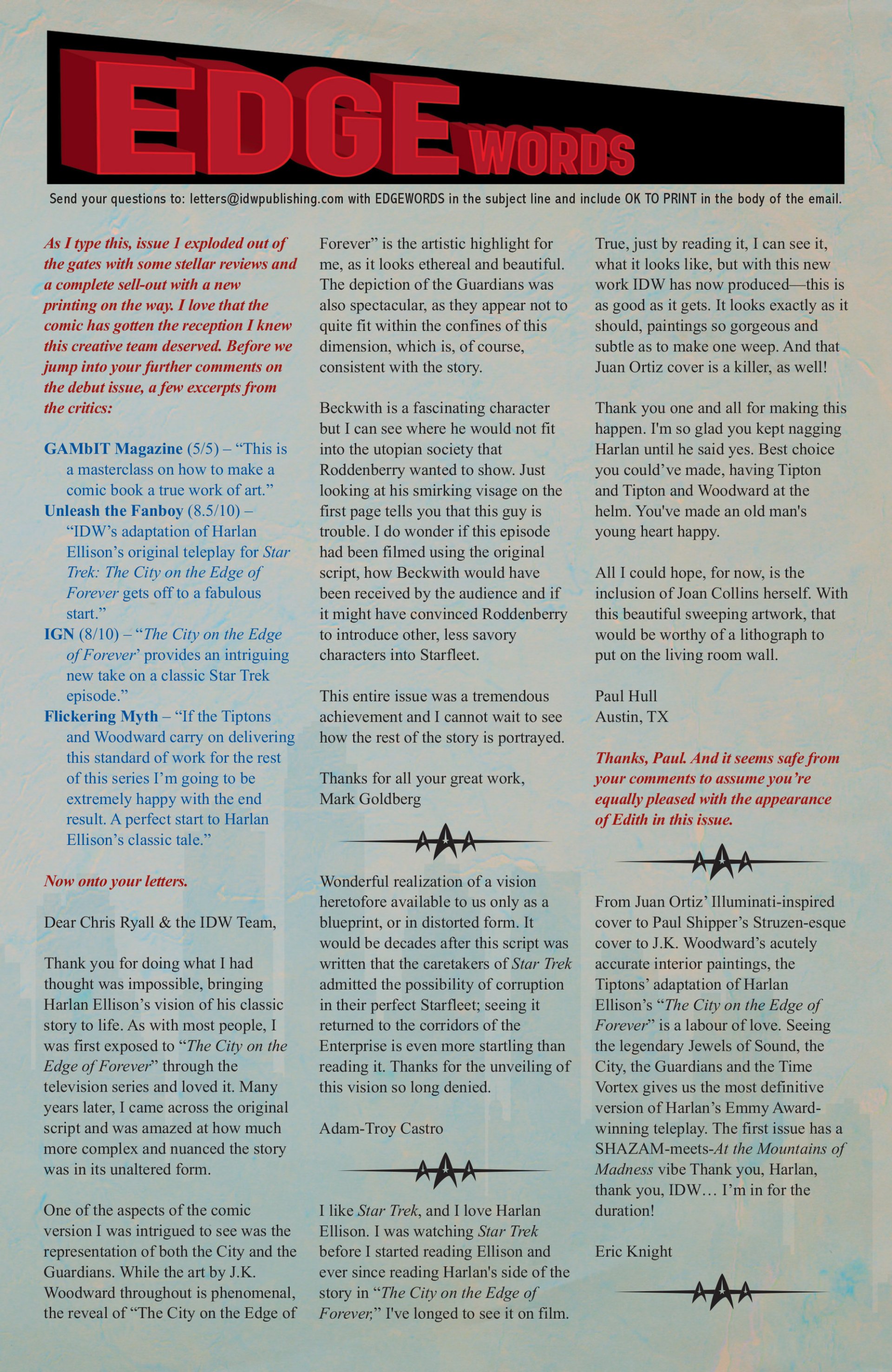 Read online Star Trek: Harlan Ellison's Original The City on the Edge of Forever Teleplay comic -  Issue #3 - 23