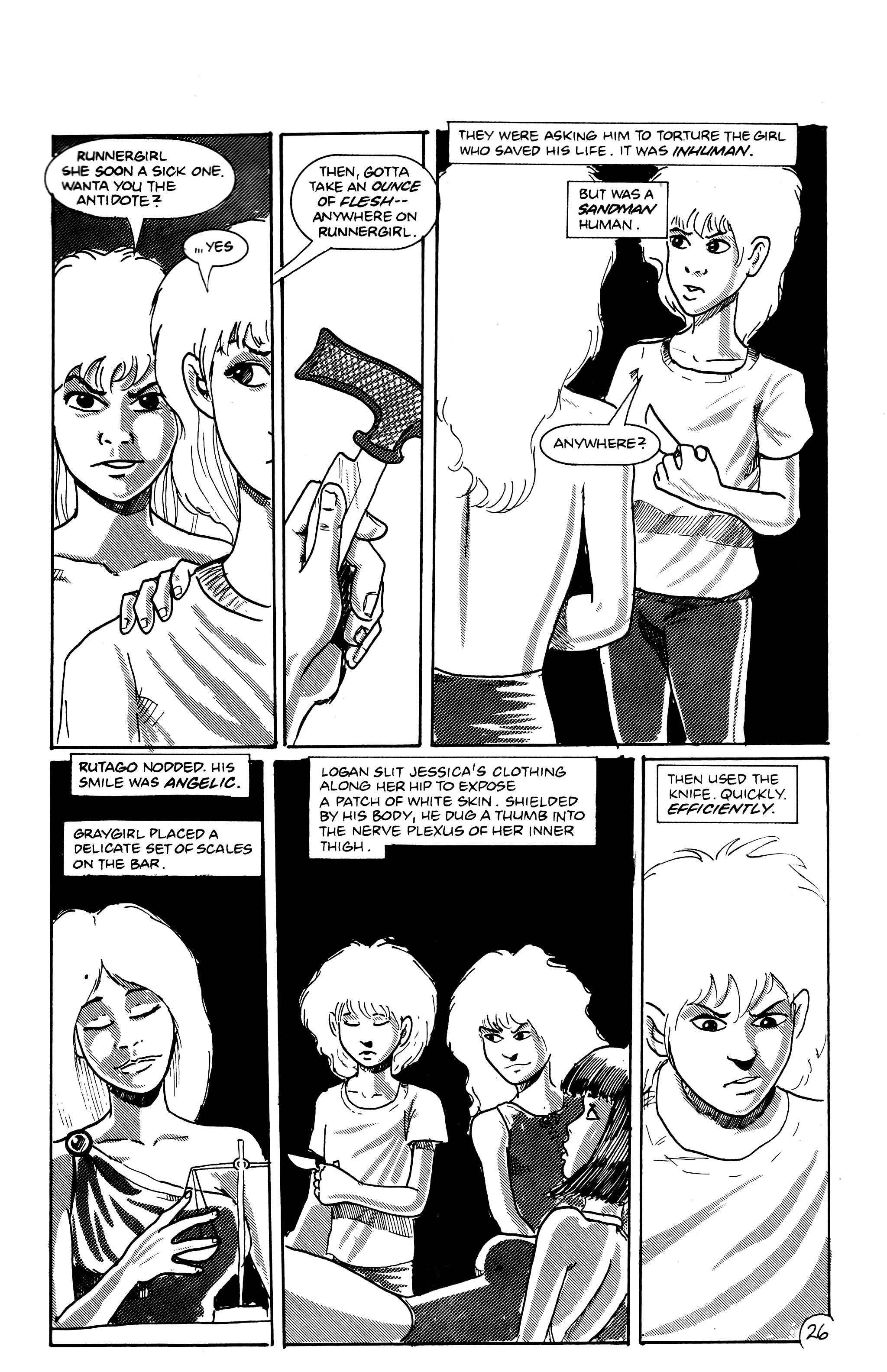 Read online Logan's Run (1990) comic -  Issue #4 - 28