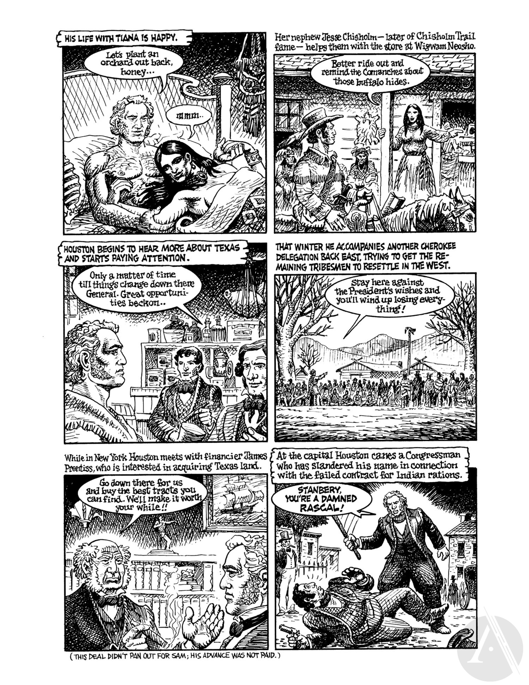 Read online Indian Lover: Sam Houston & the Cherokees comic -  Issue # TPB - 63