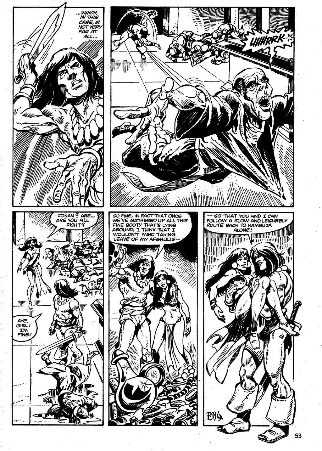 Read online The Savage Sword Of Conan comic -  Issue #86 - 53