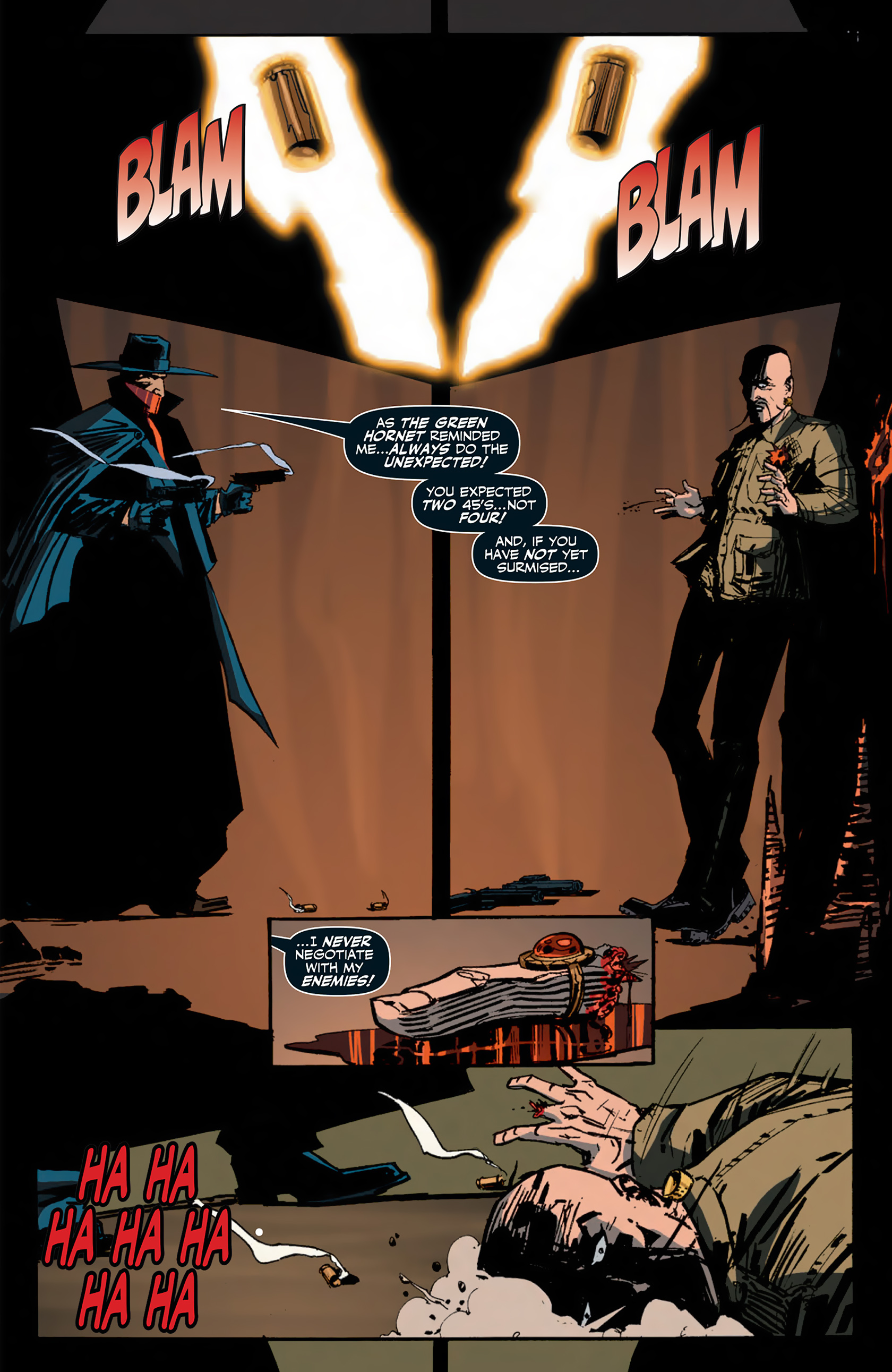 Read online The Shadow/Green Hornet: Dark Nights comic -  Issue #5 - 20