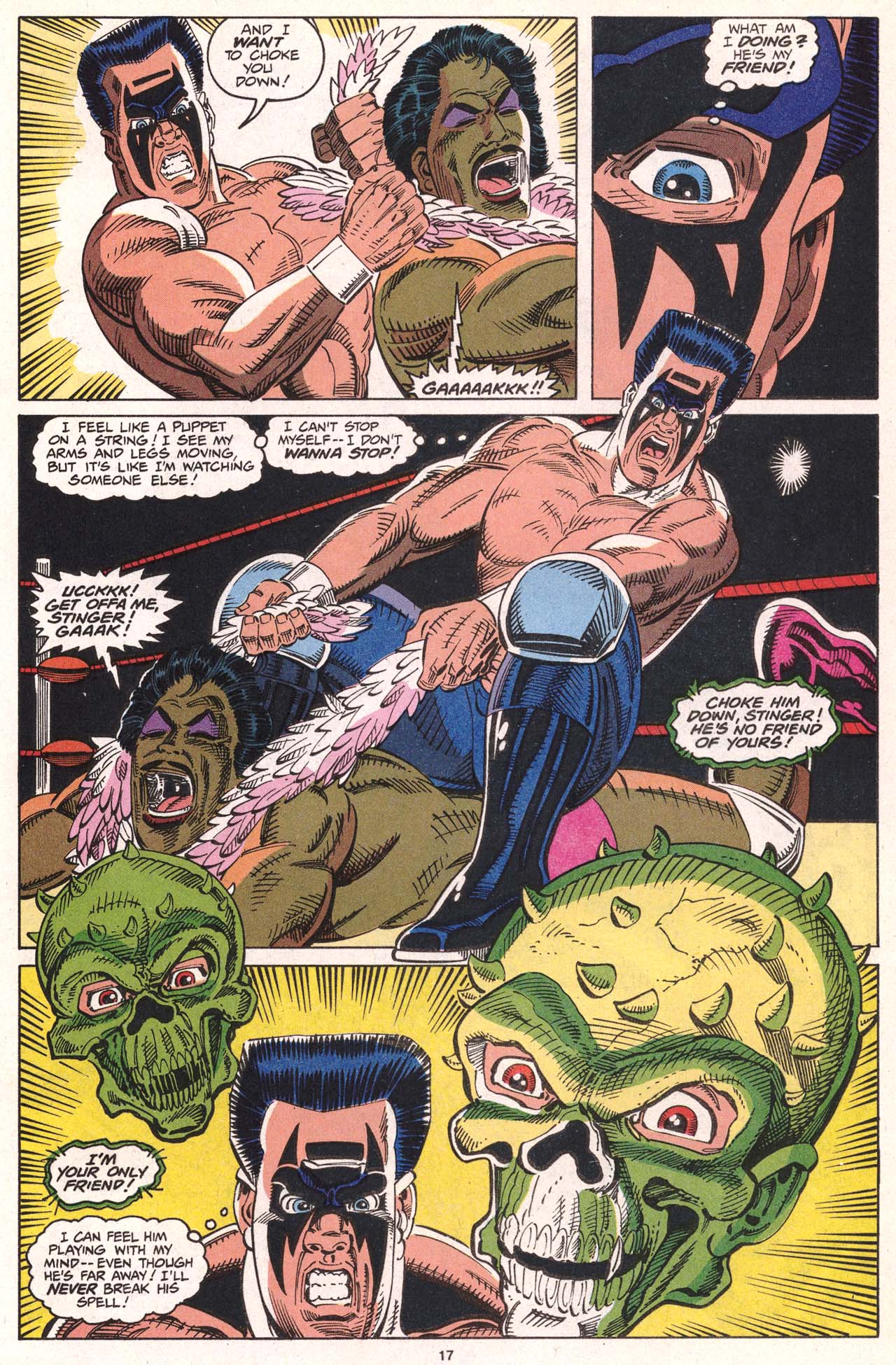 Read online WCW World Championship Wrestling comic -  Issue #10 - 18