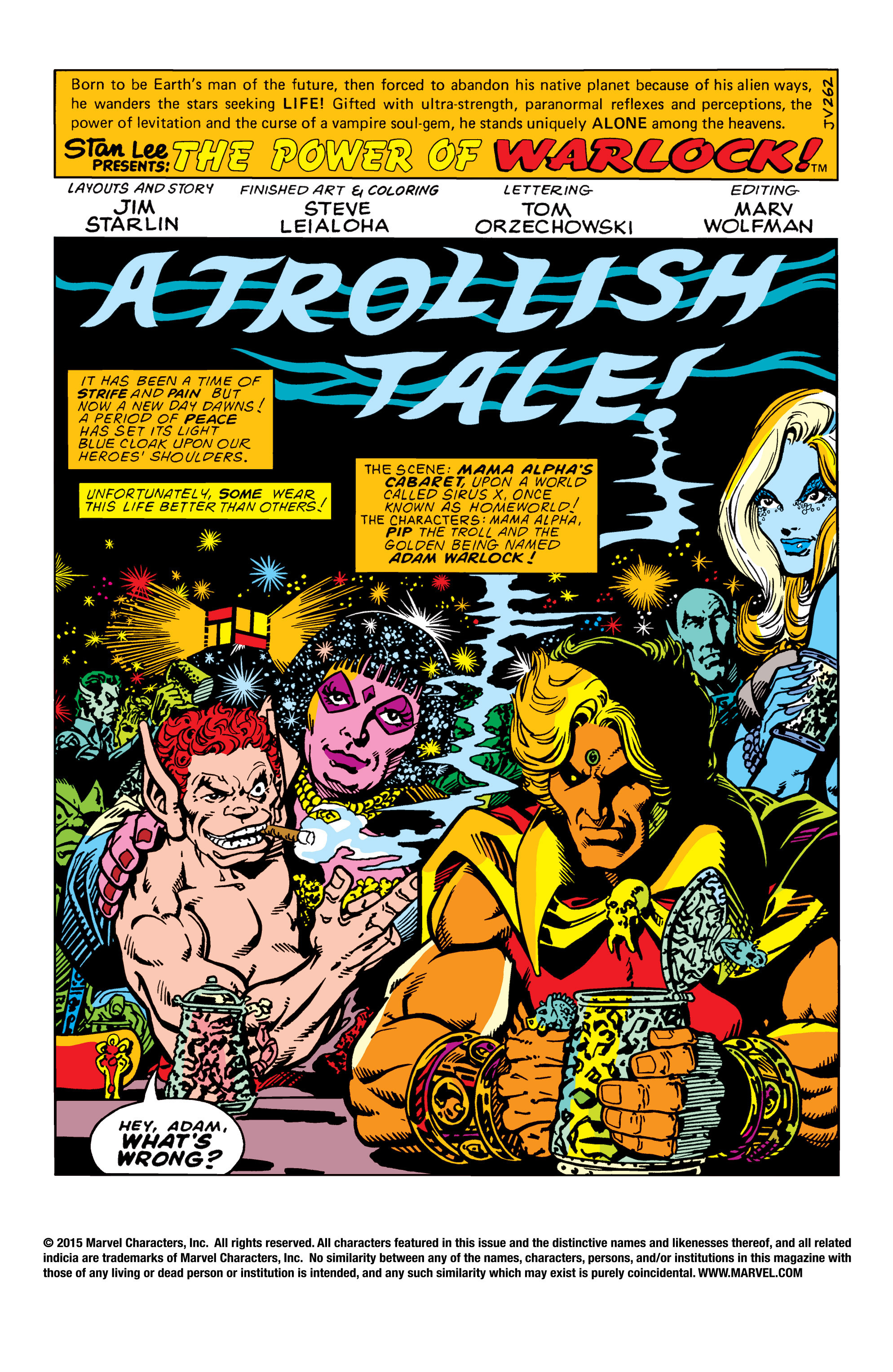 Read online Warlock (1972) comic -  Issue #12 - 2