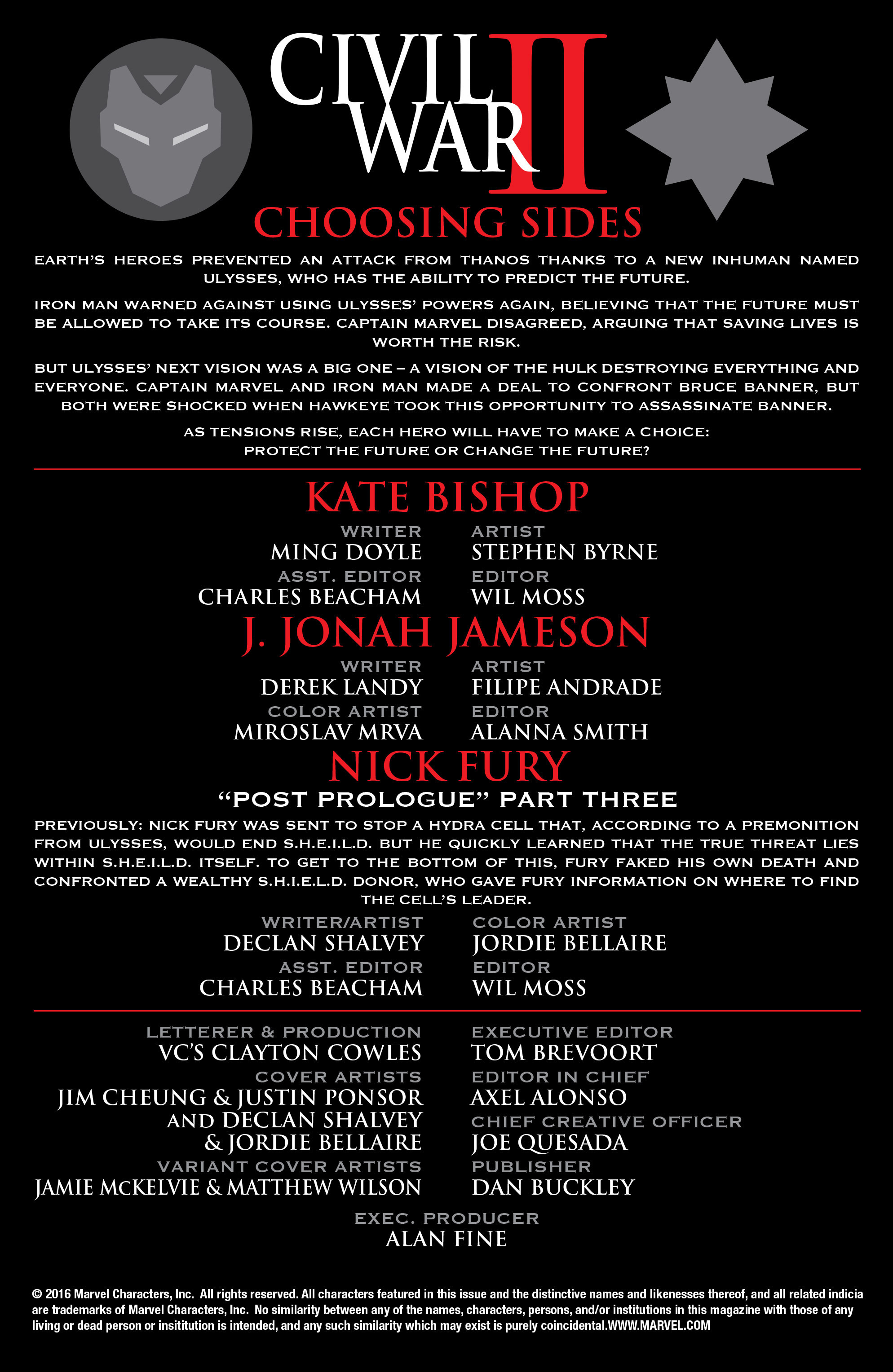 Read online Civil War II: Choosing Sides comic -  Issue #3 - 2