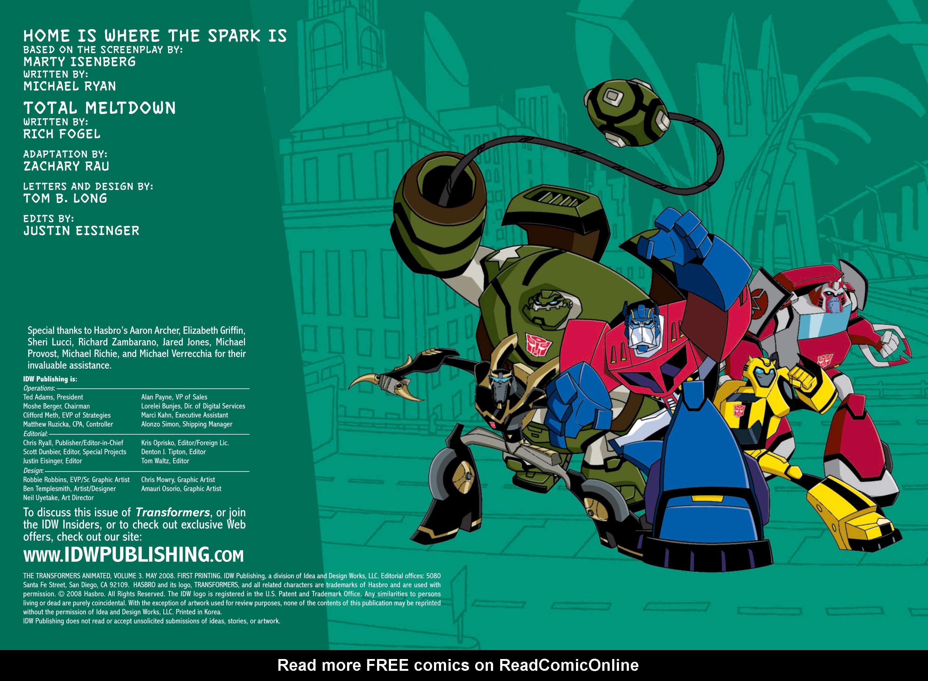 Read online Transformers Animated comic -  Issue #3 - 3