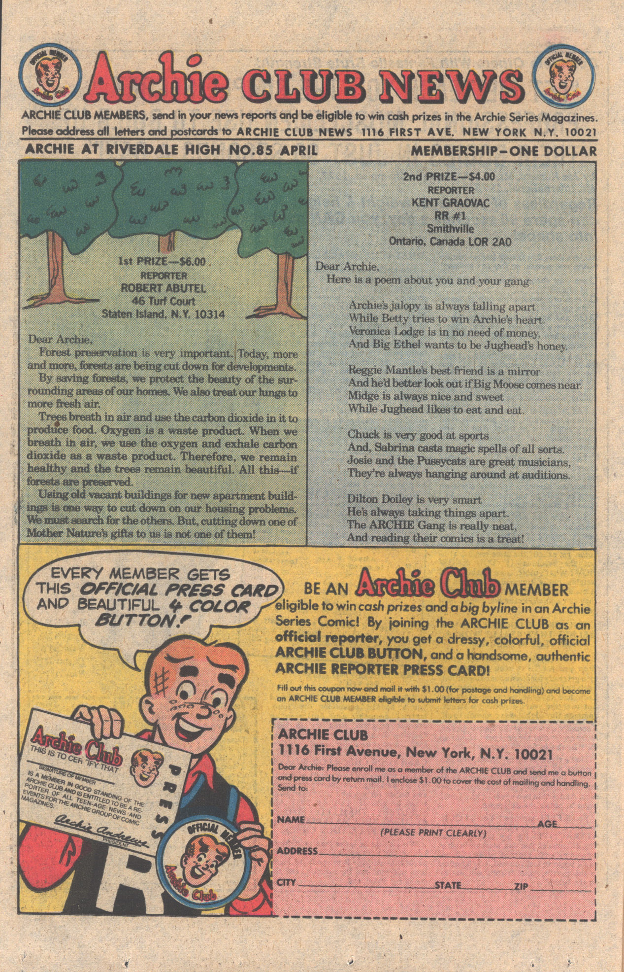 Read online Archie at Riverdale High (1972) comic -  Issue #85 - 26