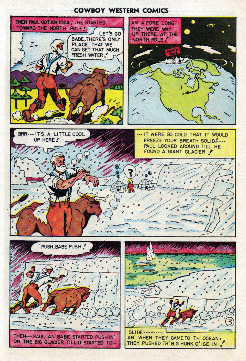 Read online Cowboy Western Comics (1948) comic -  Issue #21 - 24