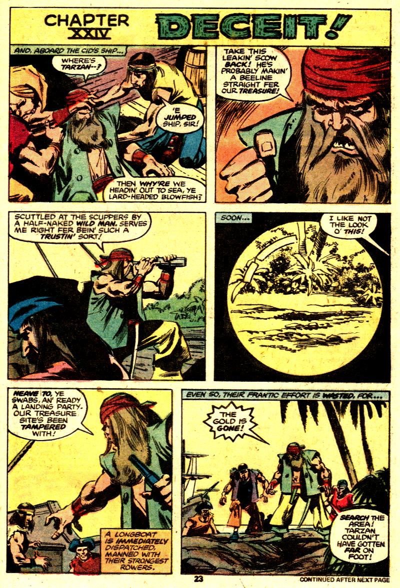 Read online Tarzan (1977) comic -  Issue #19 - 15