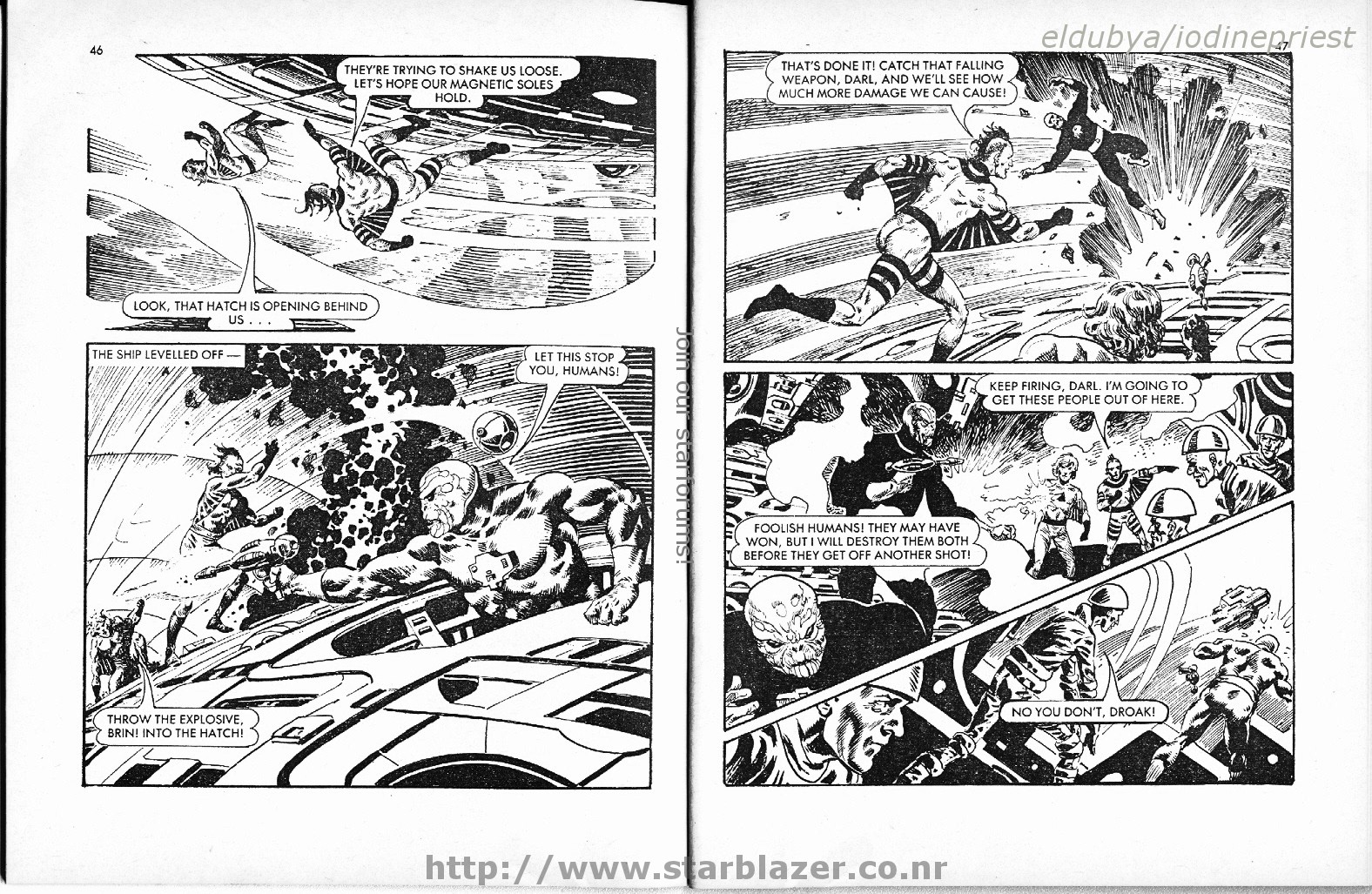 Read online Starblazer comic -  Issue #149 - 25