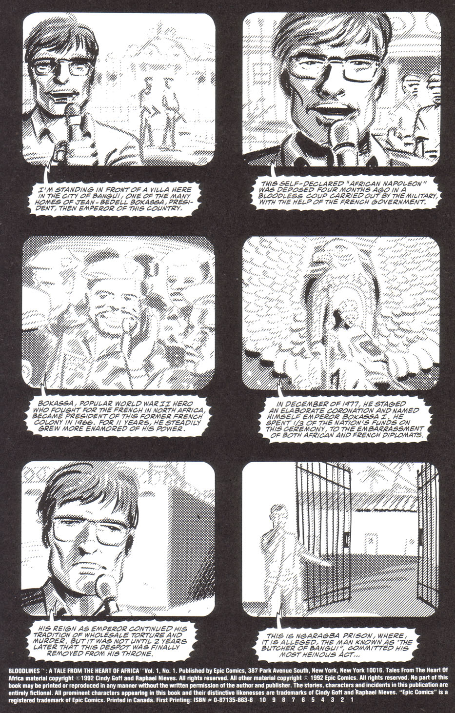 Read online Bloodlines: A Tale From The Heart Of Africa comic -  Issue # Full - 2