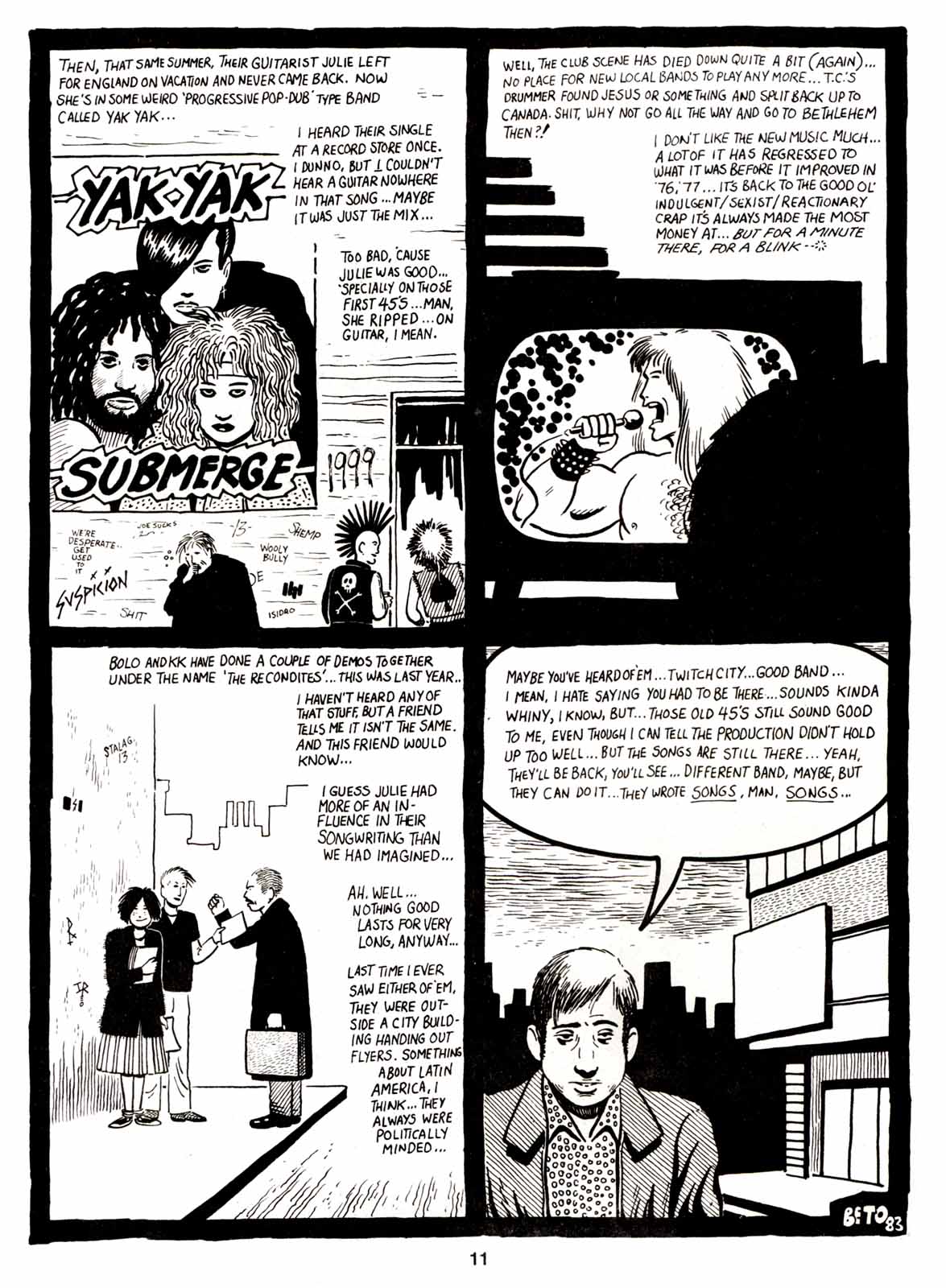 Read online Love and Rockets (1982) comic -  Issue #5 - 13