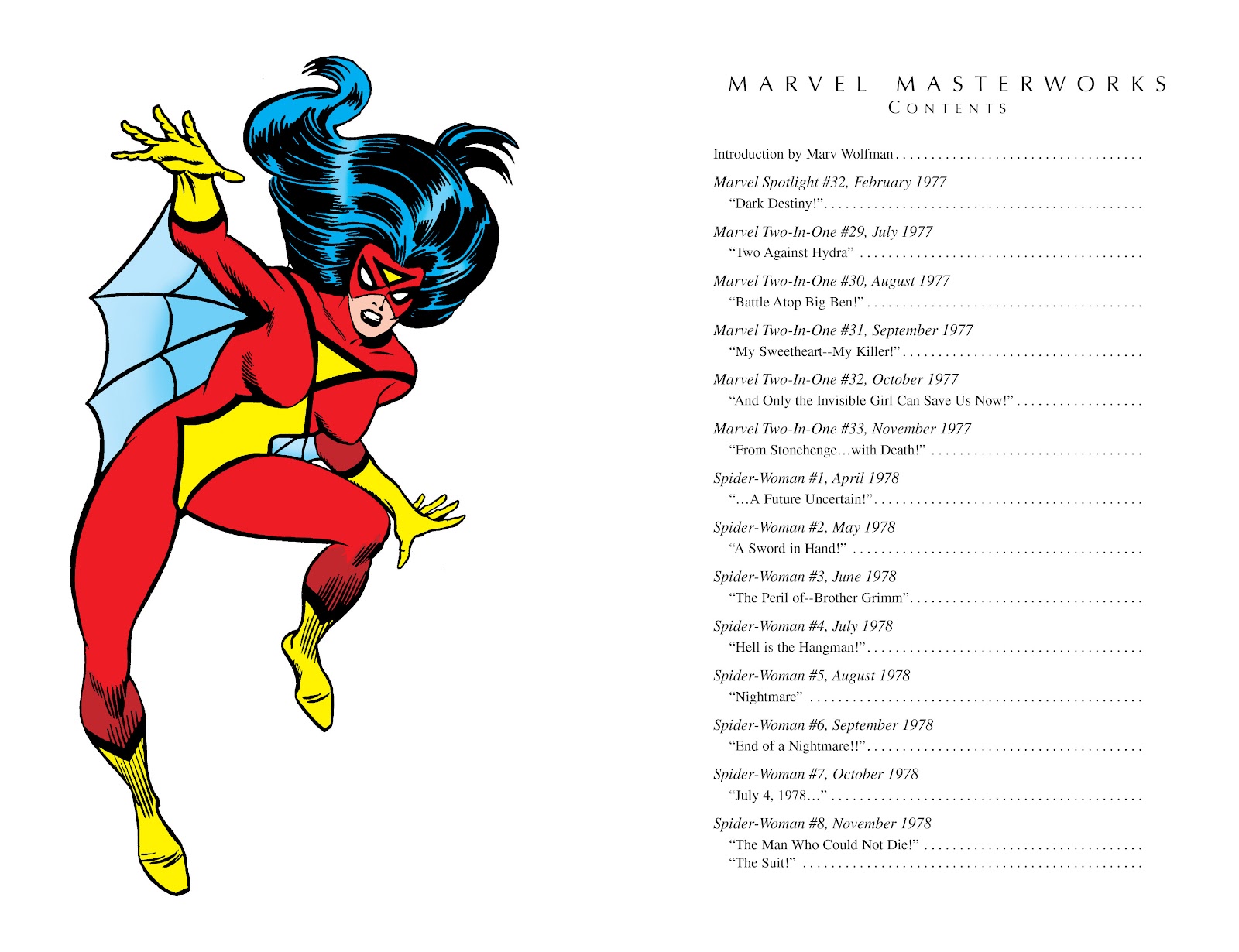 Marvel Masterworks: Spider-Woman issue TPB (Part 1) - Page 4