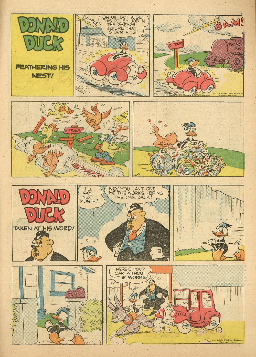 Read online Walt Disney's Comics and Stories comic -  Issue #45 - 39