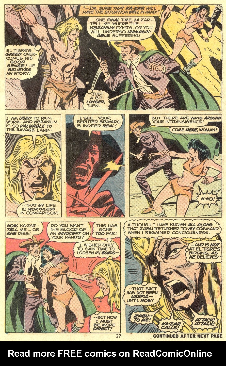 Read online Ka-Zar comic -  Issue #4 - 19