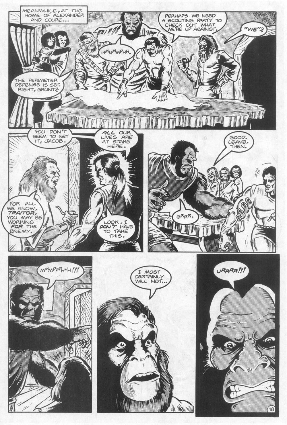 Read online Planet of the Apes (1990) comic -  Issue #23 - 20