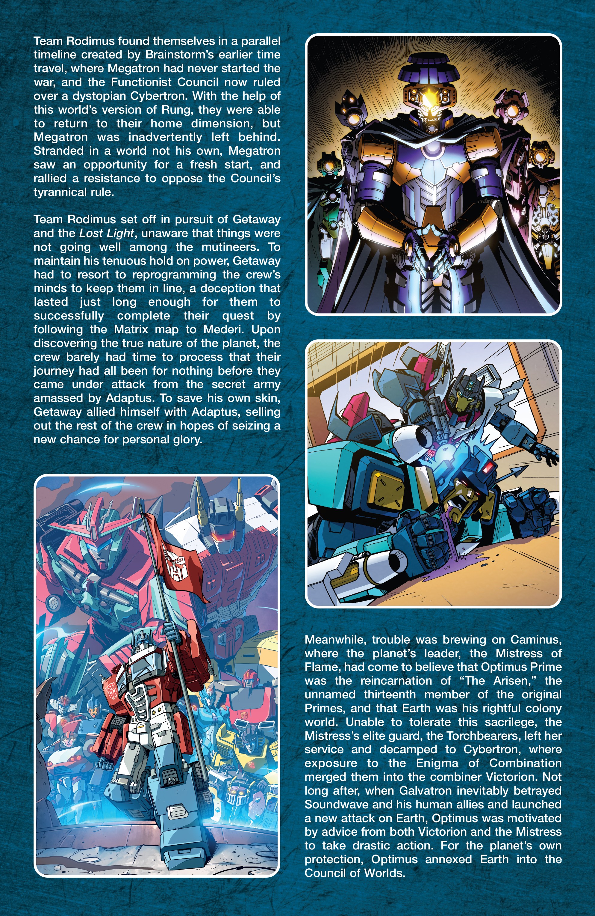 Read online Transformers: Historia comic -  Issue # Full - 34