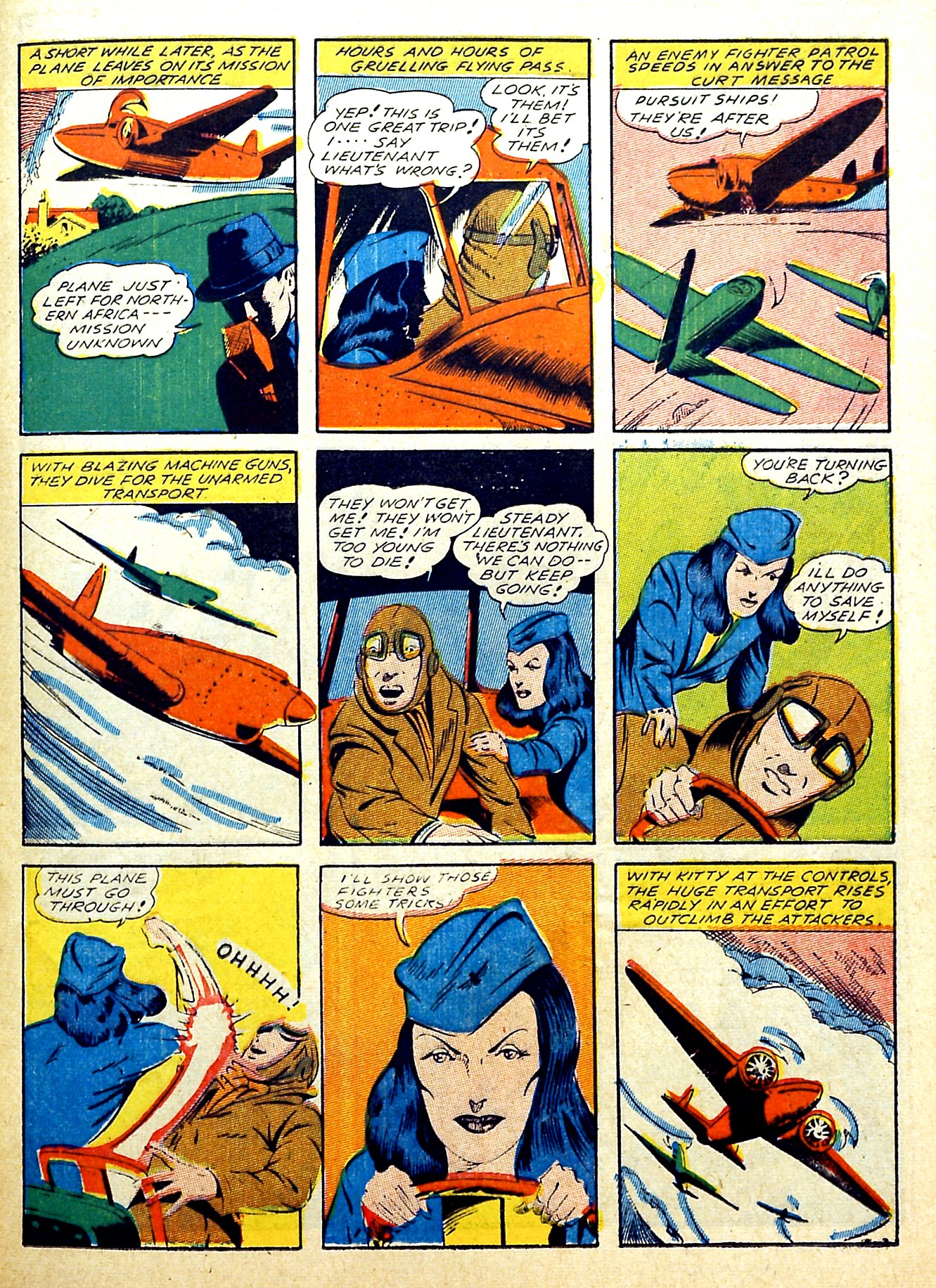 Read online Captain Flight Comics comic -  Issue #6 - 37