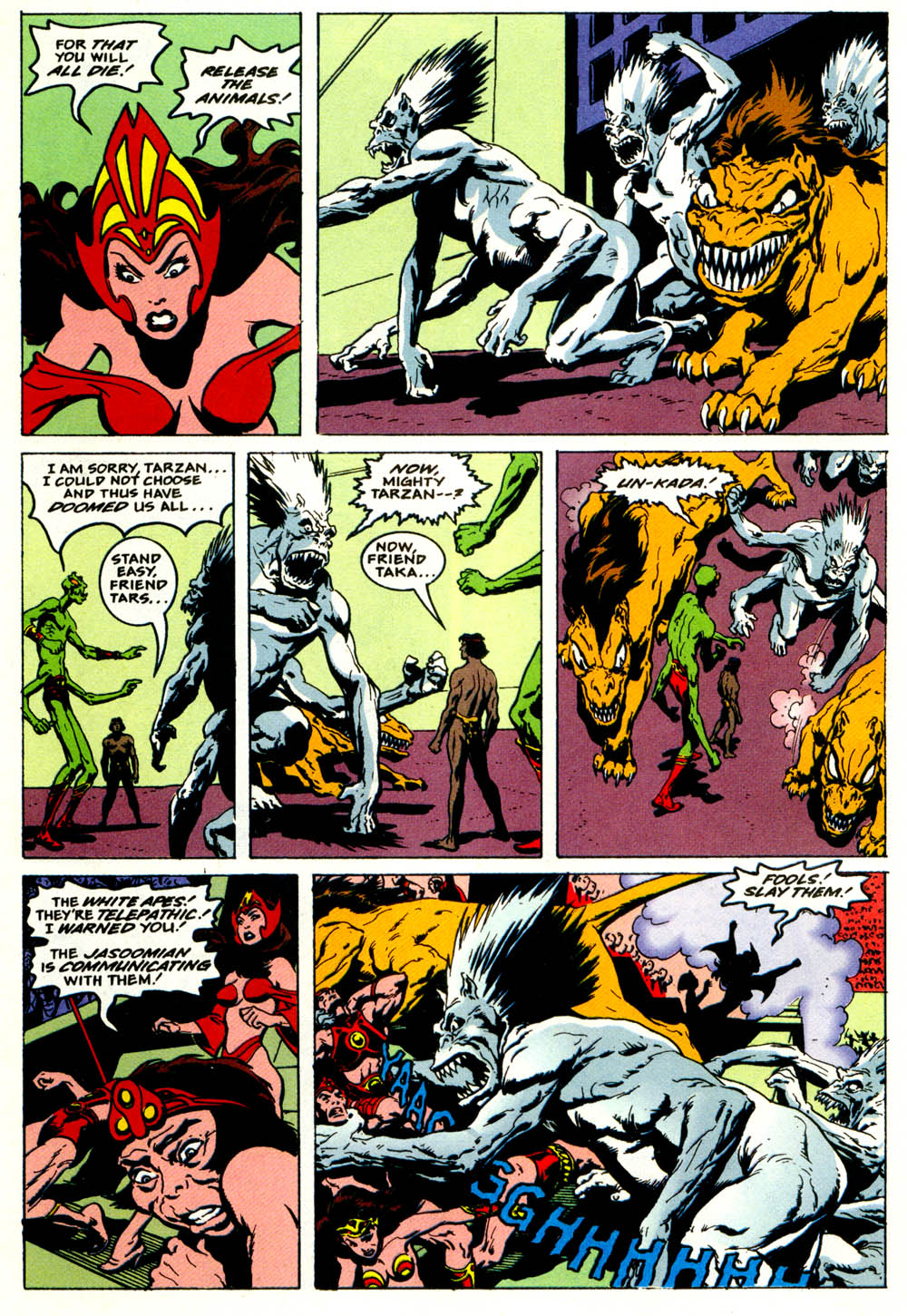 Read online Tarzan/John Carter: Warlords of Mars comic -  Issue #4 - 14