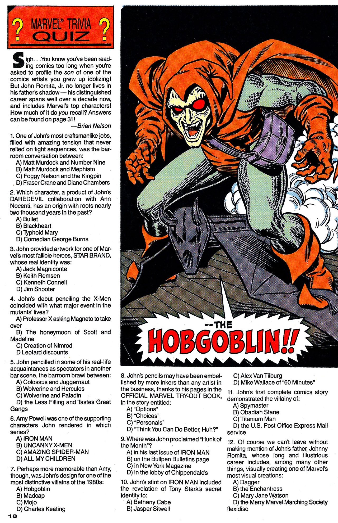 Read online Marvel Age comic -  Issue #108 - 18