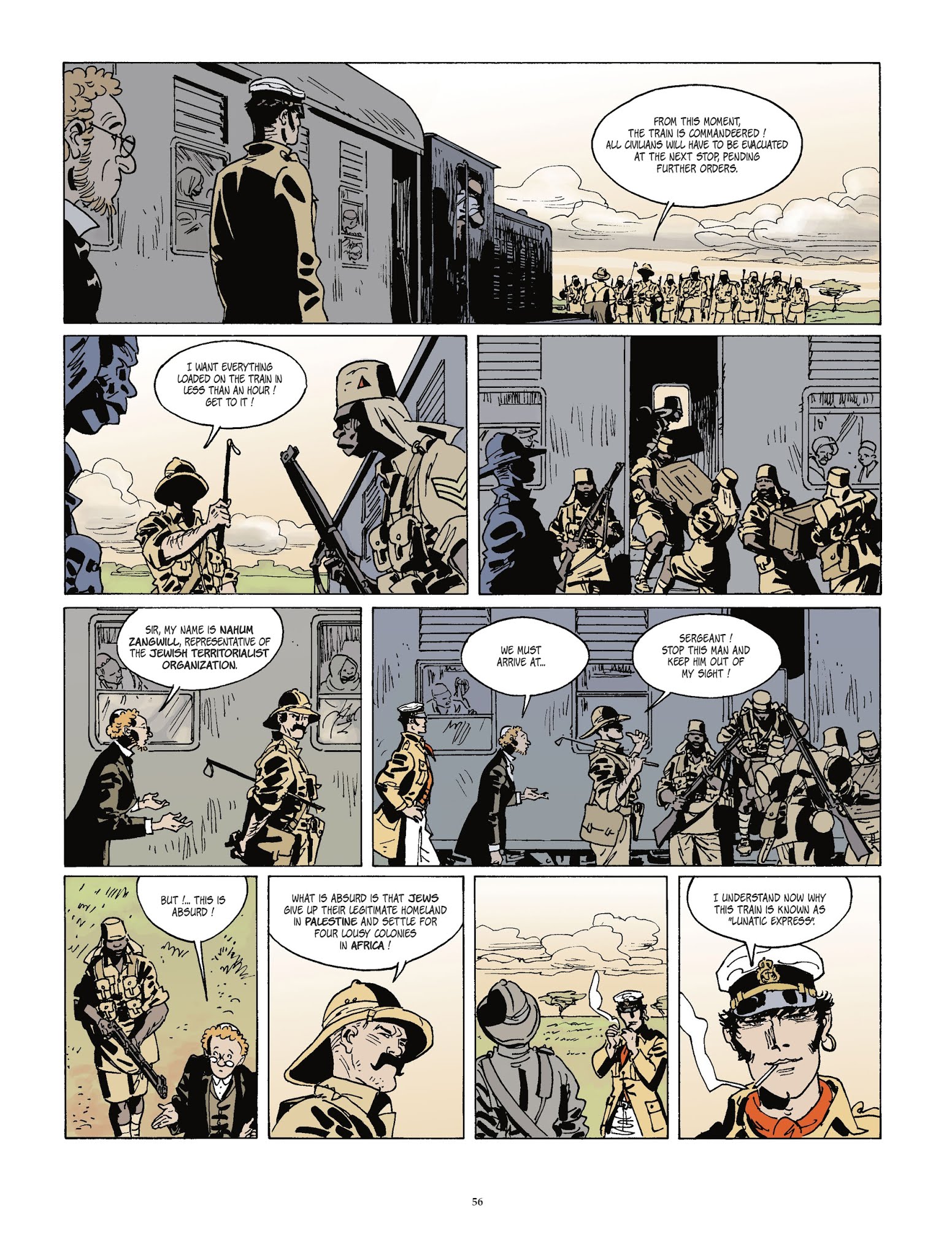 Read online Corto Maltese [GER] comic -  Issue #16 - 56