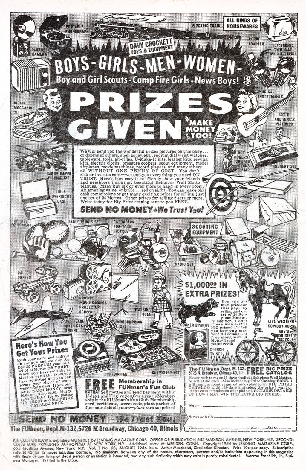 Read online Kid Colt Outlaw comic -  Issue #63 - 2