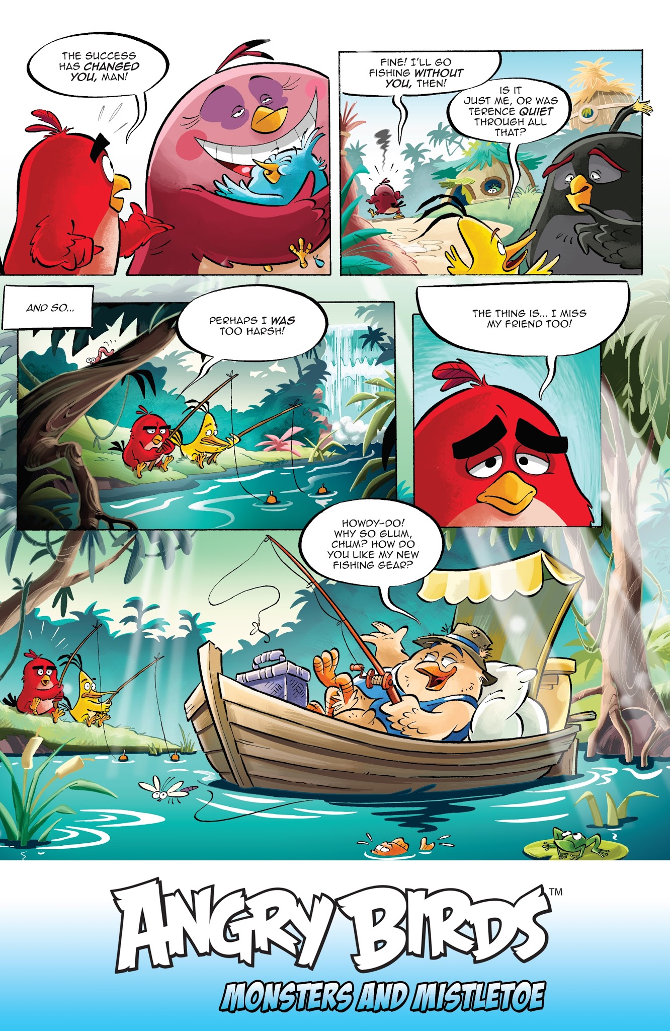 Read online Angry Birds Comics Quarterly comic -  Issue # Issue Monsters and Mistletoe - 21